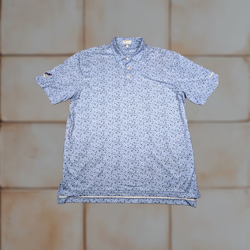 Peter Millar Peter Millar Polo Shirt Mens XL Blue ATX Summer Comfort Golf Performance Stretch Size US XL / EU 56 / 4 - 1 Thumbnail