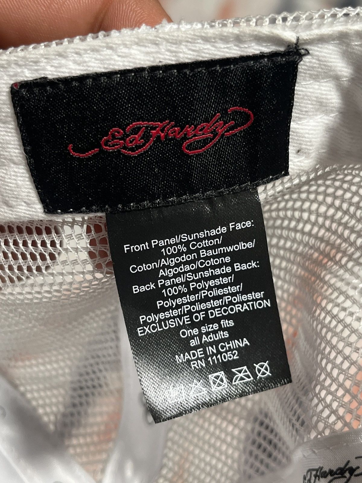 Ed Hardy Ed hardy “Love Kills Slowly” trucker hat Size ONE SIZE - 3 Thumbnail