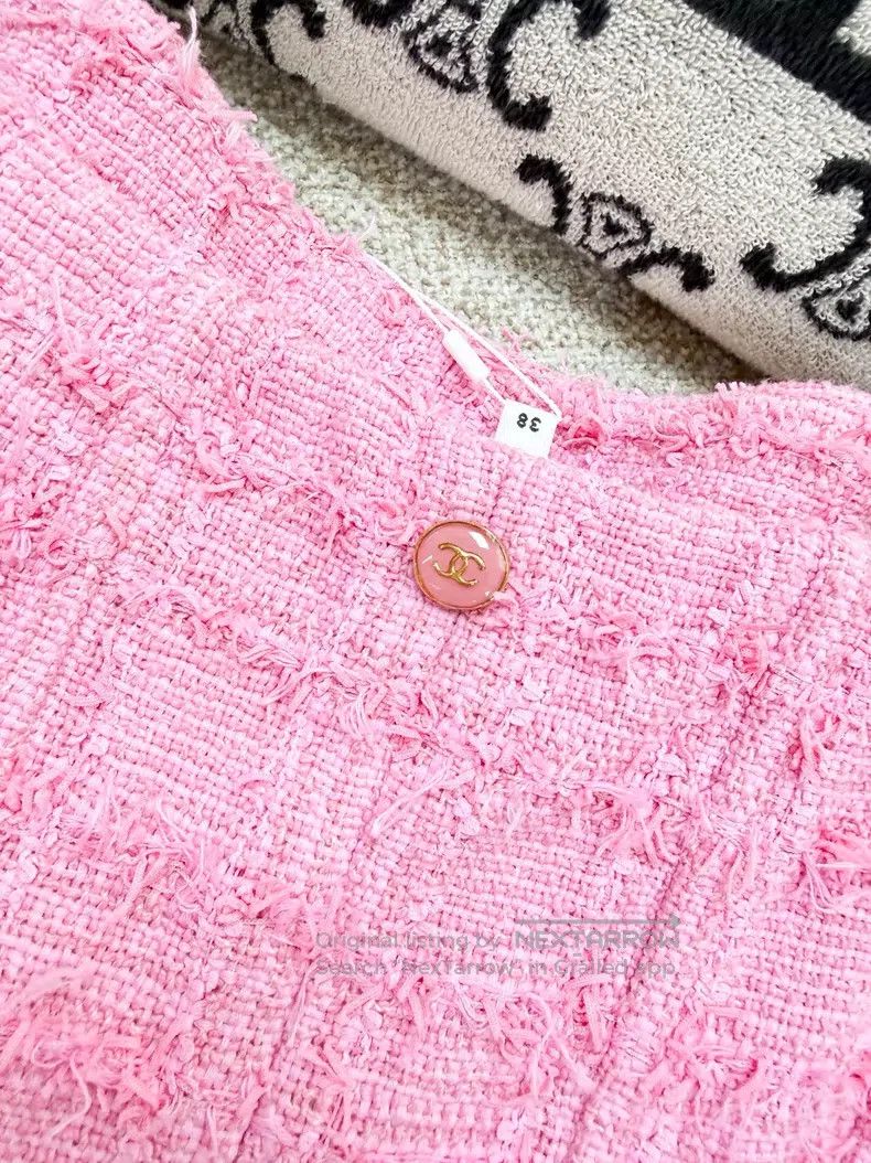 Chanel Chanel Tweed jumpsuit Size 25" / US 0 / IT 36 - 4 Thumbnail