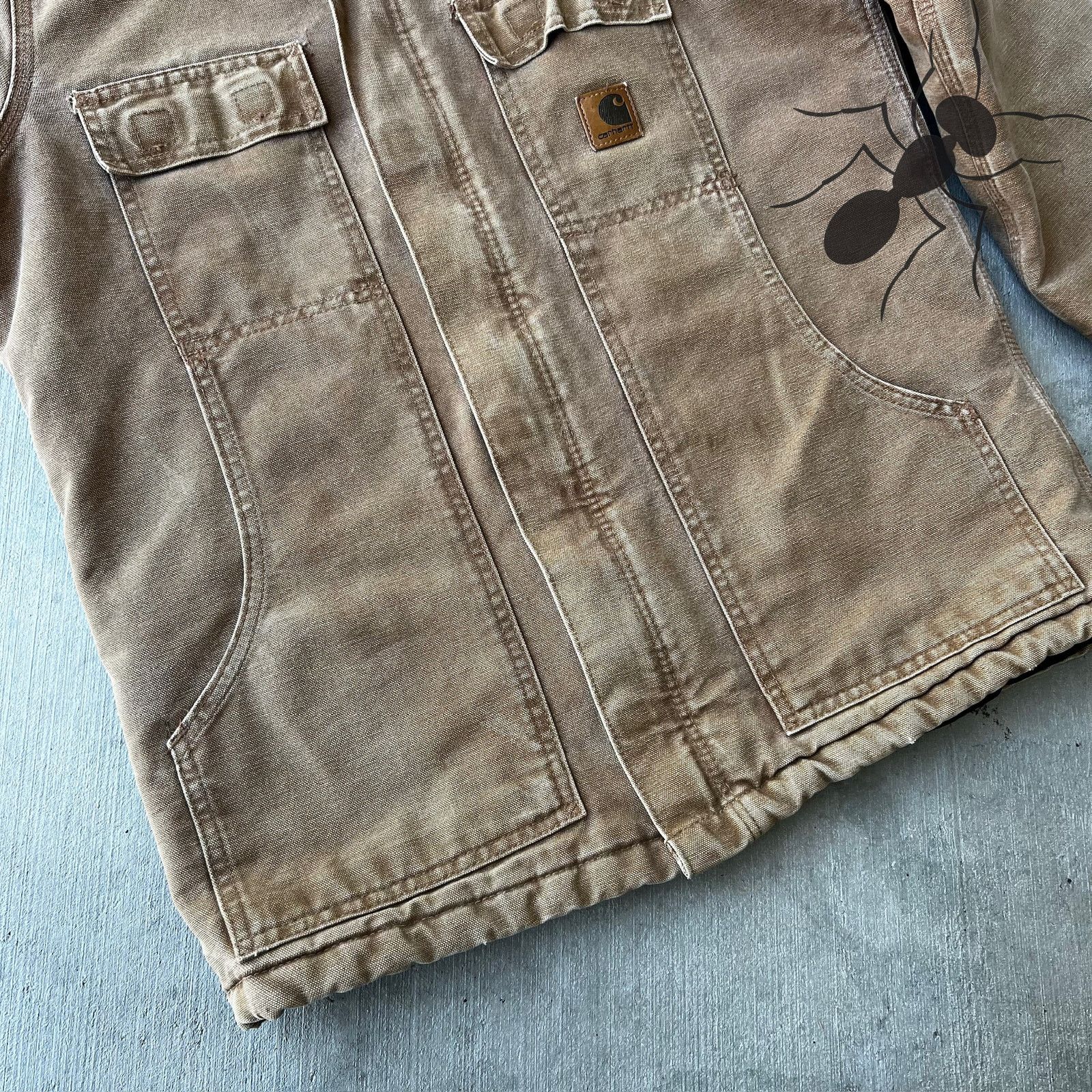 Carhartt × Vintage Carhartt YOUTH YYC26 BRN brown arctic work wear jacket Size US XS / EU 42 / 0 - 2 Thumbnail