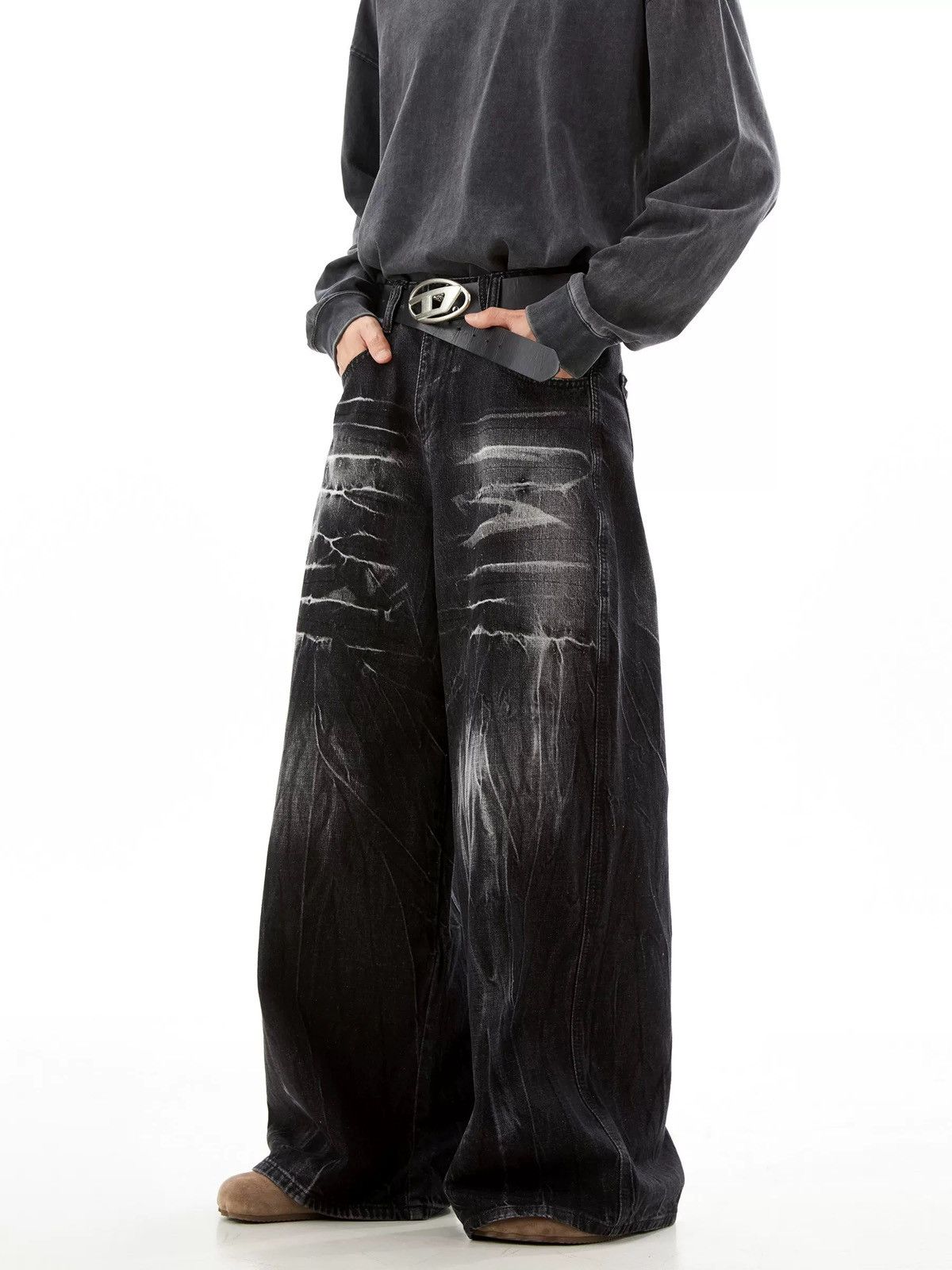 Japanese Brand × Vintage Retro punk pants Size US 31 - 1 Thumbnail