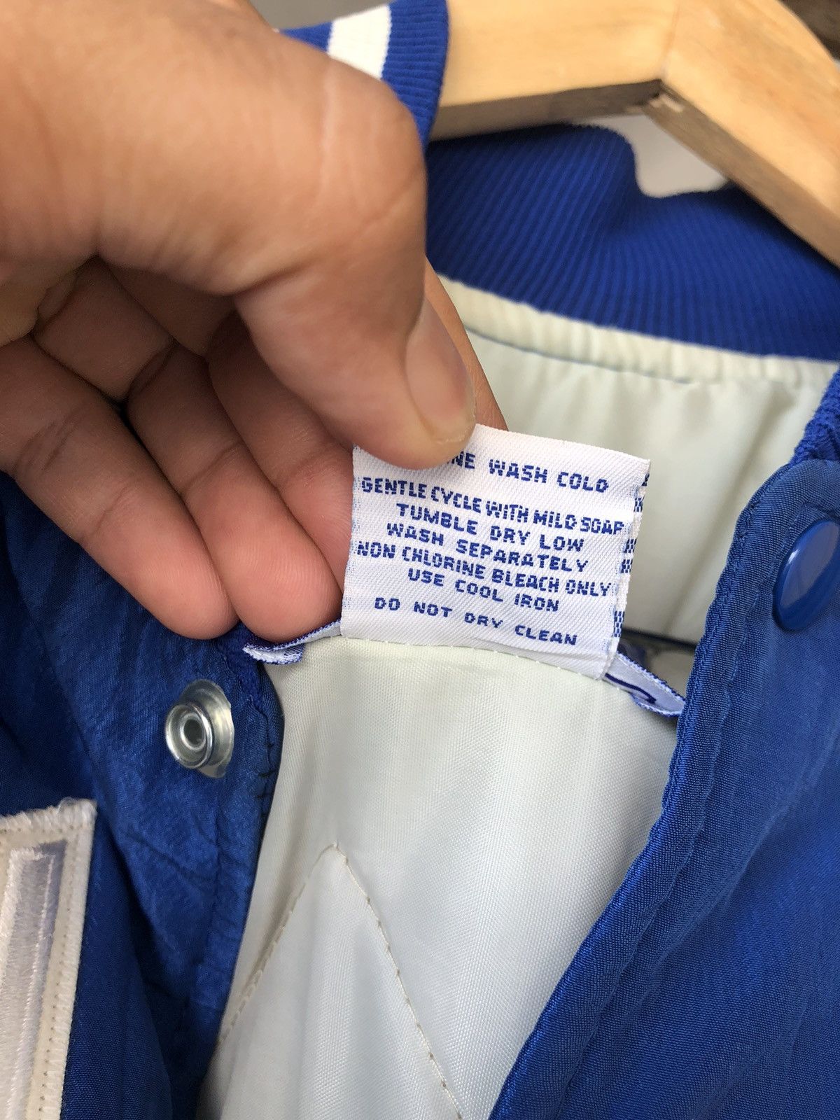 MLB Vintage 90s Dodgers MLB Nomo by Starter Bomber Jacket Size US M / EU 48-50 / 2 - 16 Thumbnail