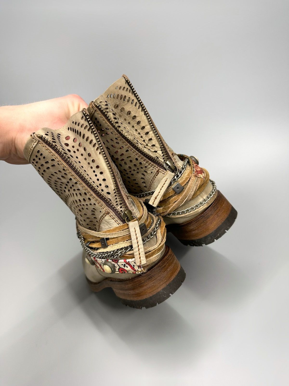 Sendra Rare Sendra Leather Boots Size US 6 / IT 36 - 5 Thumbnail