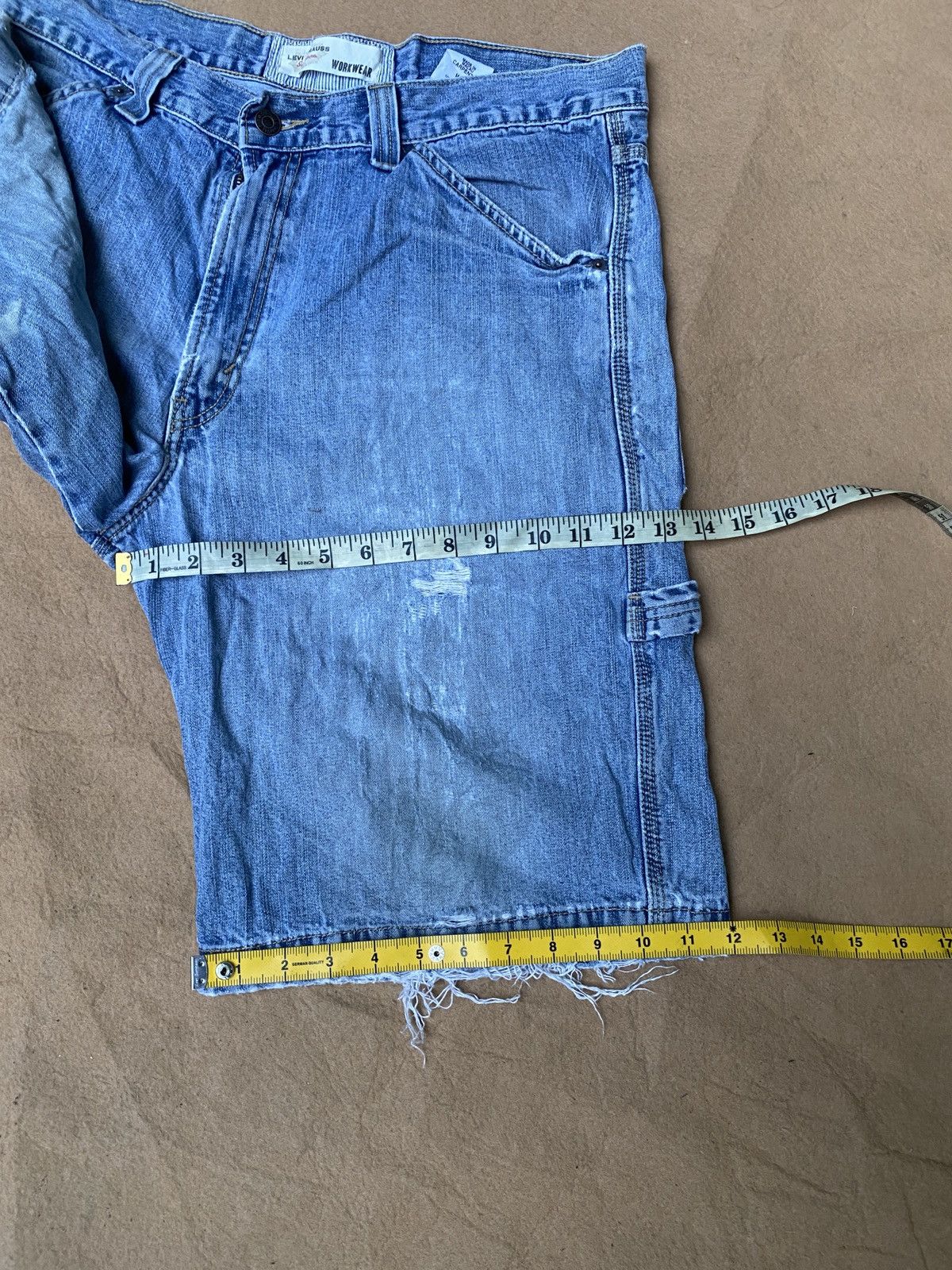 Levi's Levis singnature workware carpenter short pants Size US 35 - 3 Thumbnail