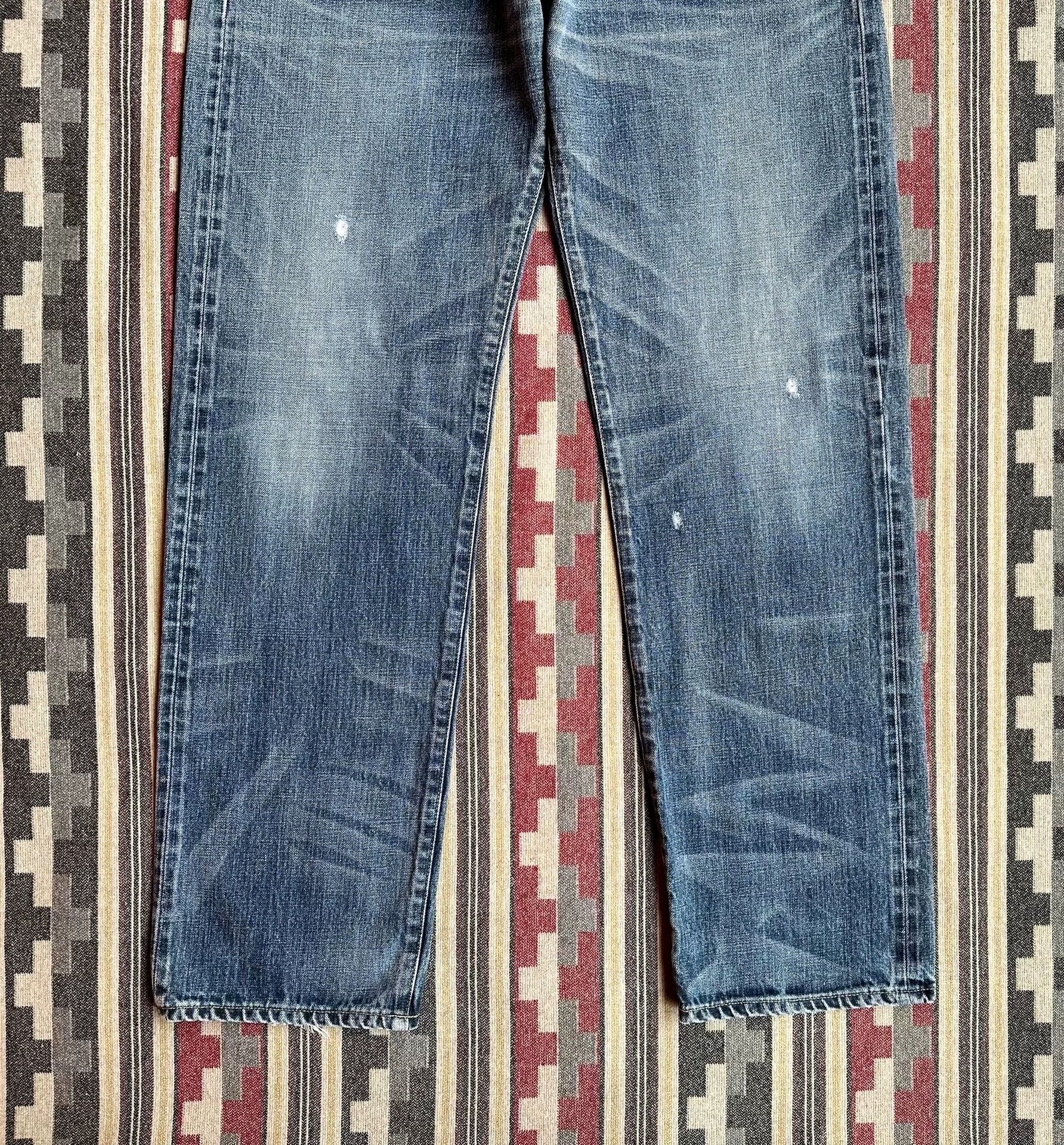 Neighborhood NEIGHBORHOOD 09EX WASHED.MID 14OZ-PT MID Jeans Size US 36 / EU 52 - 3 Thumbnail
