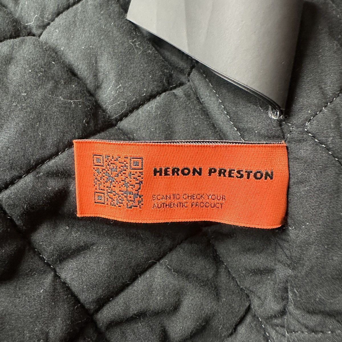 Heron Preston Black Fireman Jacket Clasp Size XL