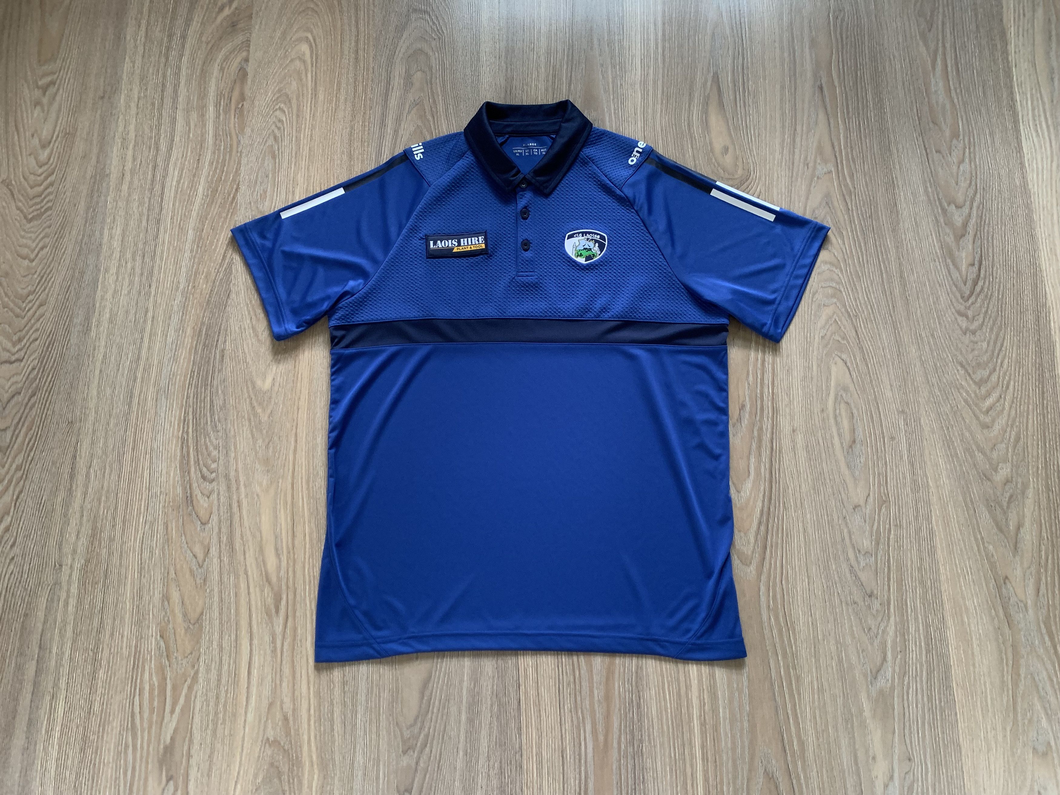 O'Neills Mens Rare Oneills Laois GAA Training Polo Jersey Size US XL / EU 56 / 4 - 1 Thumbnail