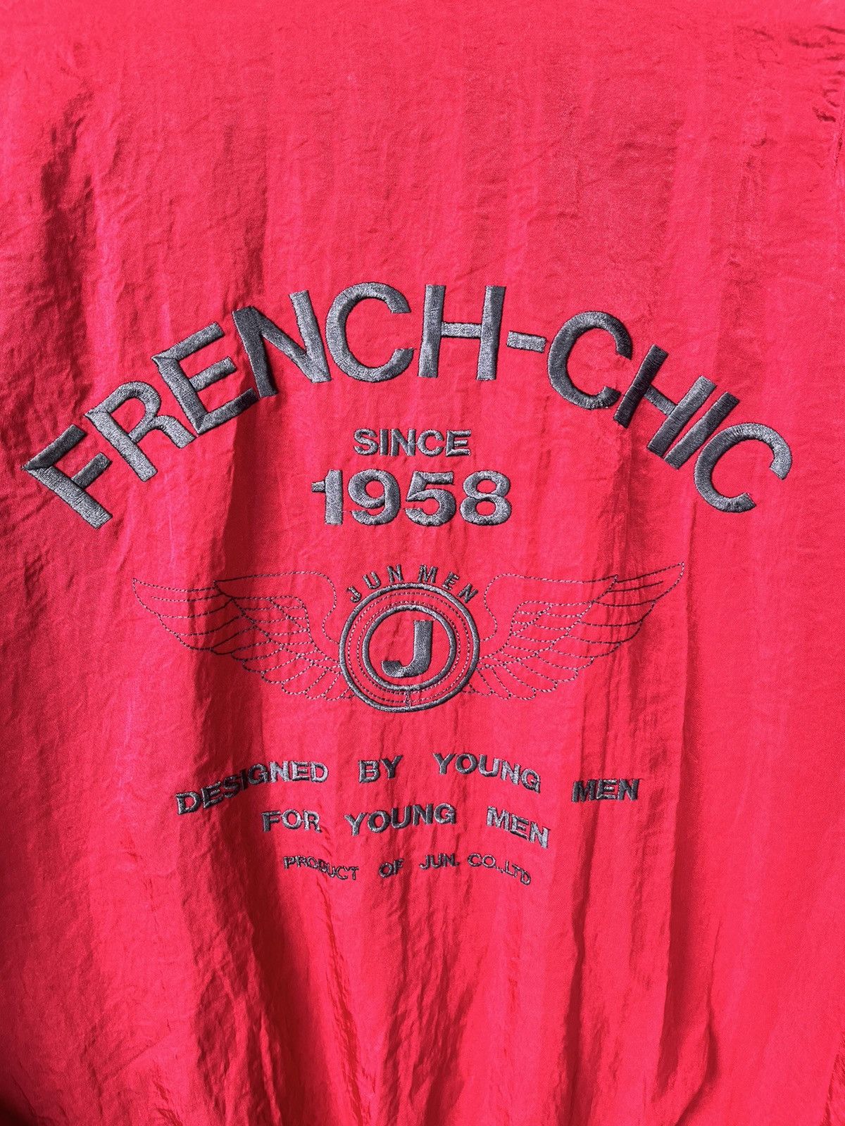 Japanese Brand Vintage French-Chic by Jun Men Bomber Jacket Size US M / EU 48-50 / 2 - 7 Thumbnail