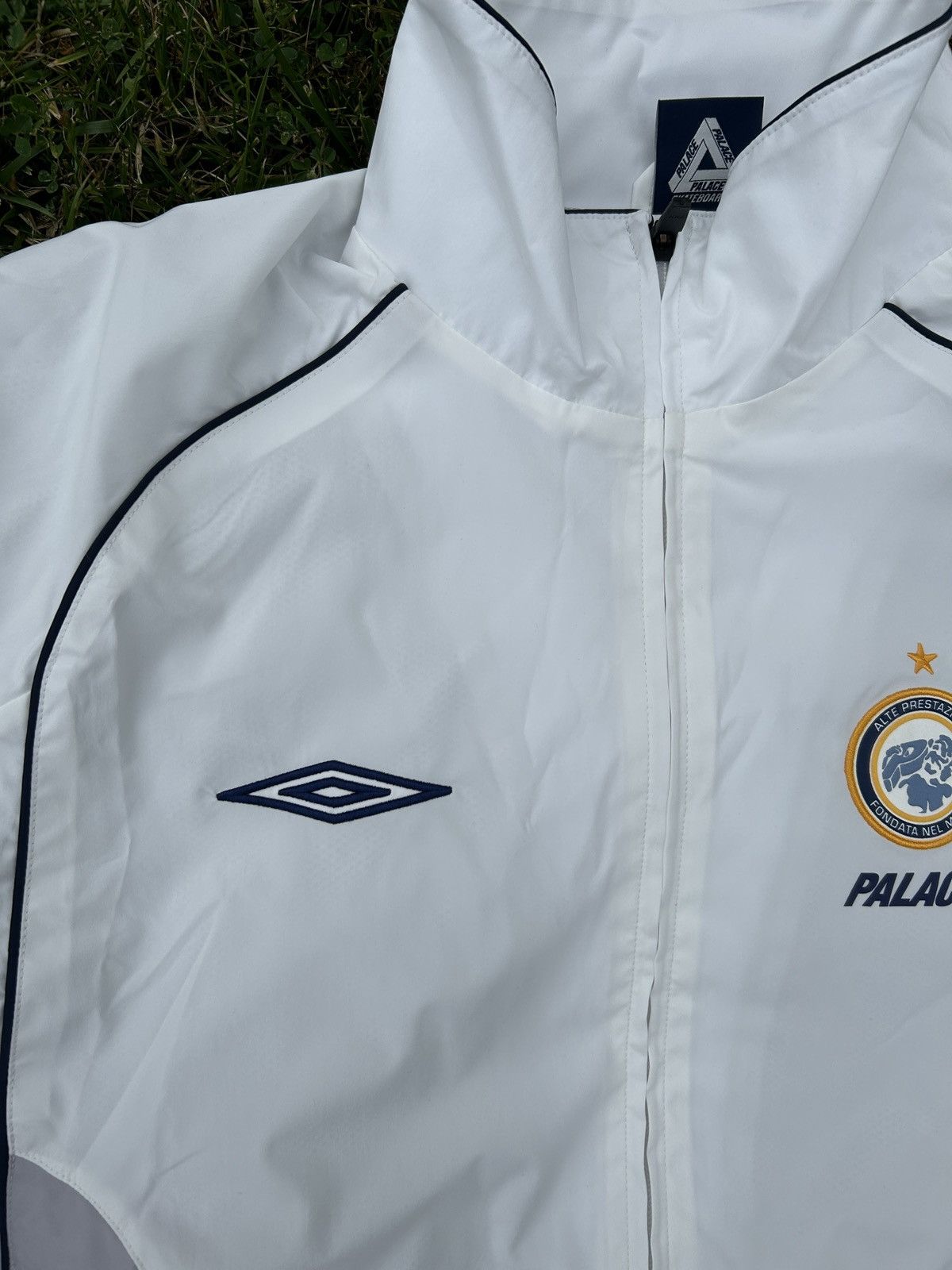 Palace x Umbro Training Track Jacket White