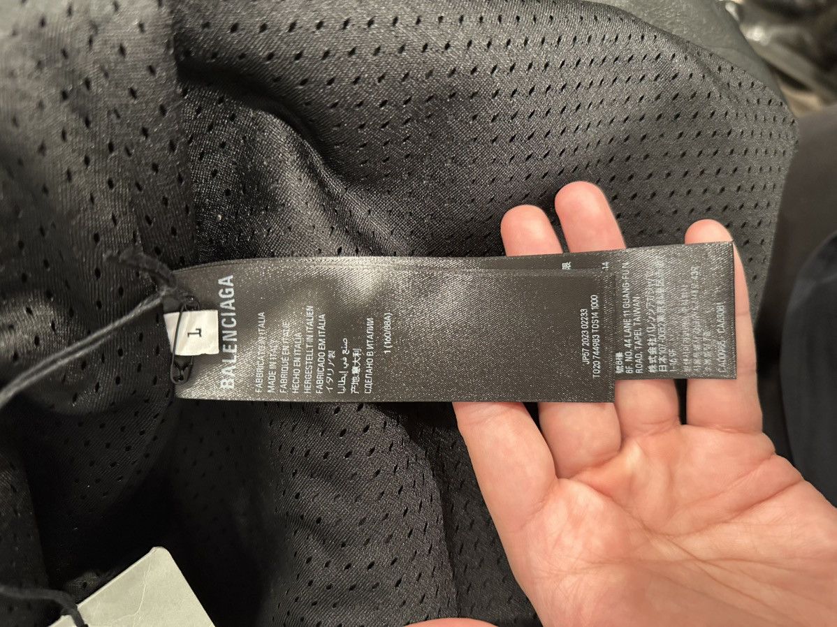 Balenciaga SU23 Mudshow Leather Biker Jacket Size US M / EU 48-50 / 2 - 8 Thumbnail