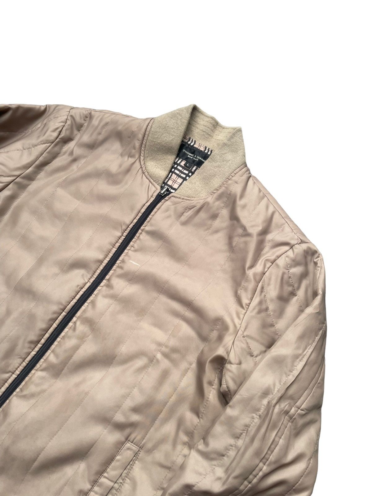 Designer D Homme A Homme New York Quilted Jacket Size US L / EU 52-54 / 3 - 2 Thumbnail