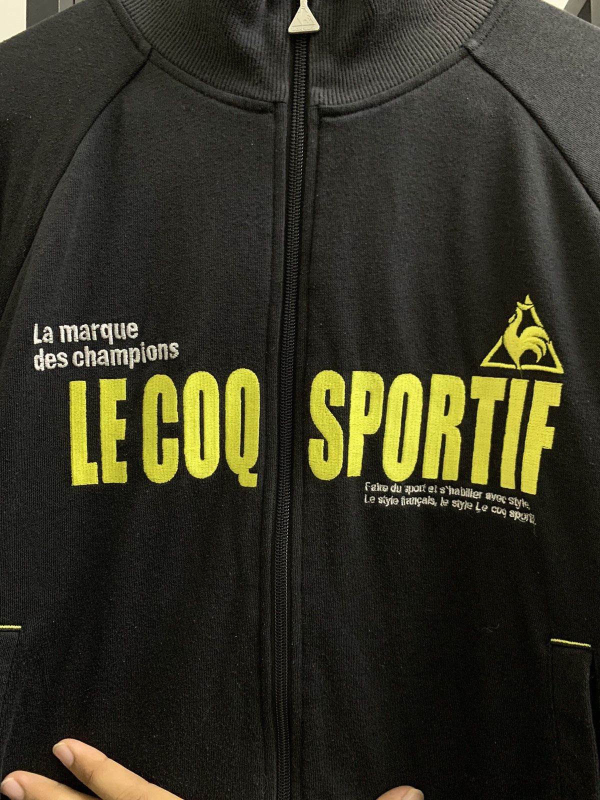 Japanese Brand × Le Coq Sportif × Vintage VINTAGE LE COQ SPORTIF TRACKTOP EMBROIDERED SPELLOUT Size US M / EU 48-50 / 2 - 2 Thumbnail