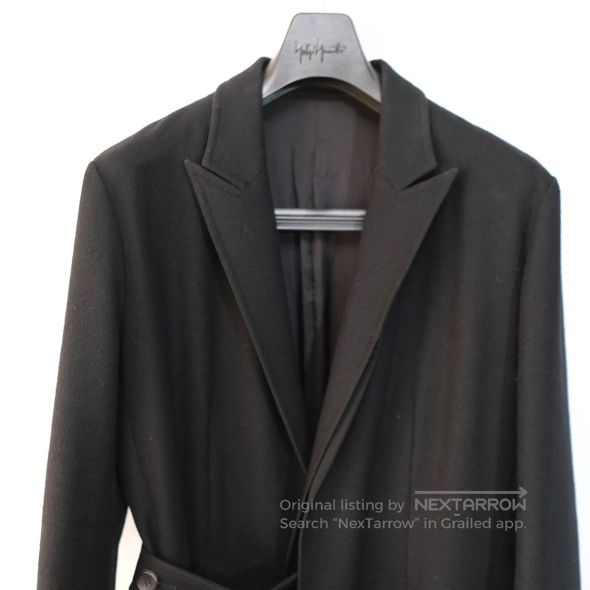 Yohji Yamamoto Yohji Yamamoto Noir Long Black Coat. Size L / US 10 / IT 46 - 3 Thumbnail