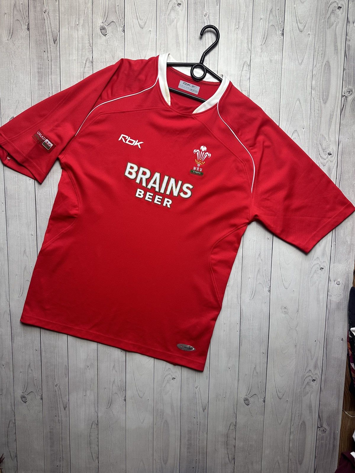 Reebok × Vintage Vintage Reebok Wales rugby jersey size XXL logo Size US XXL / EU 58 / 5 - 1 Thumbnail