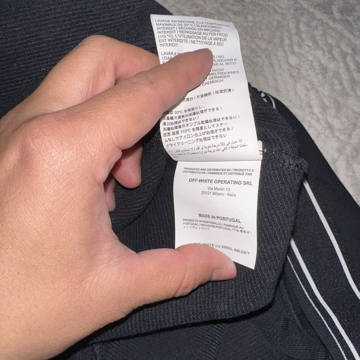 Off-White Off White “Stripe” Zip Up Hoodie Sweatshirt Size US S / EU 44-46 / 1 - 7 Thumbnail