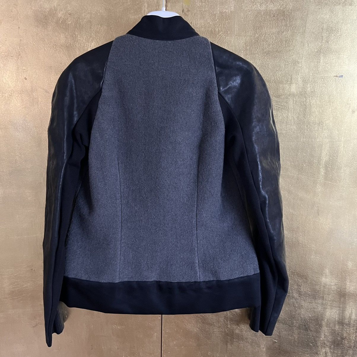 Rick Owens Rick Owens Wool Leather Bomber Jacket Size S / US 4 / IT 40 - 2 Thumbnail