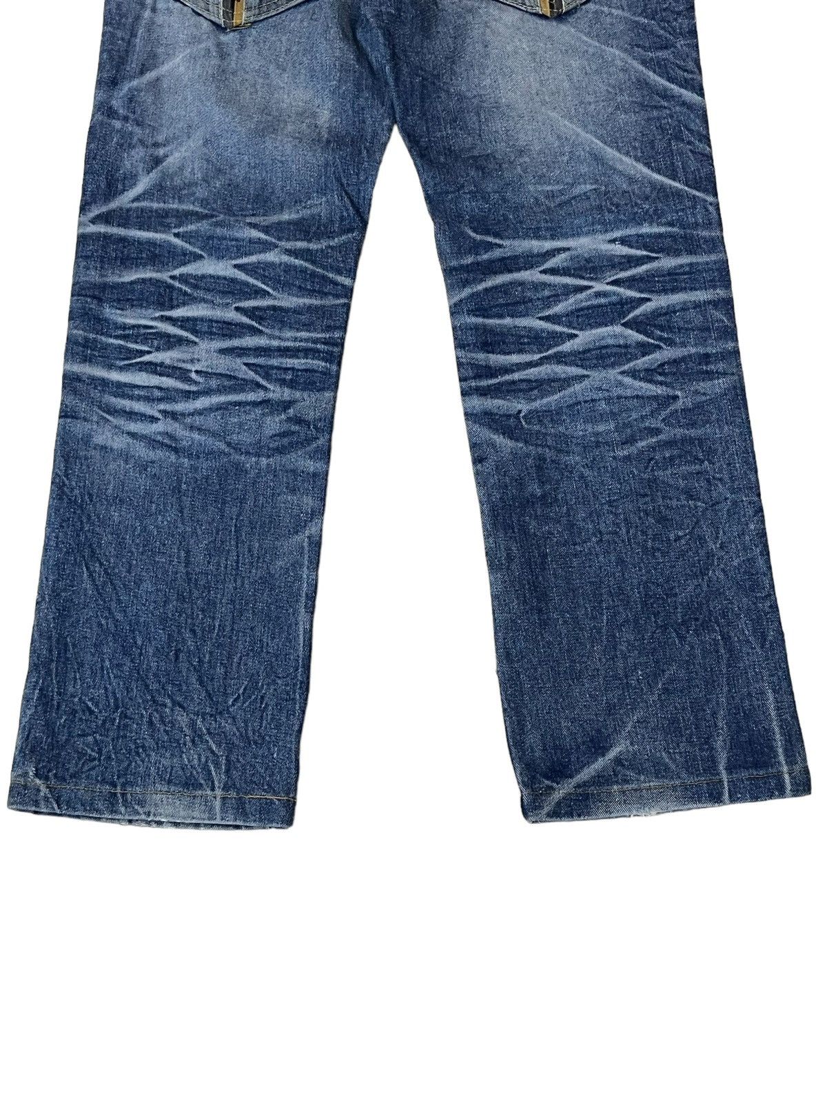 Japanese Brand SICK🔥JAPANESE BRAND OLD ARMY DISTRESSED STYLE DENIM/JEANS Size US 32 / EU 48 - 8 Thumbnail