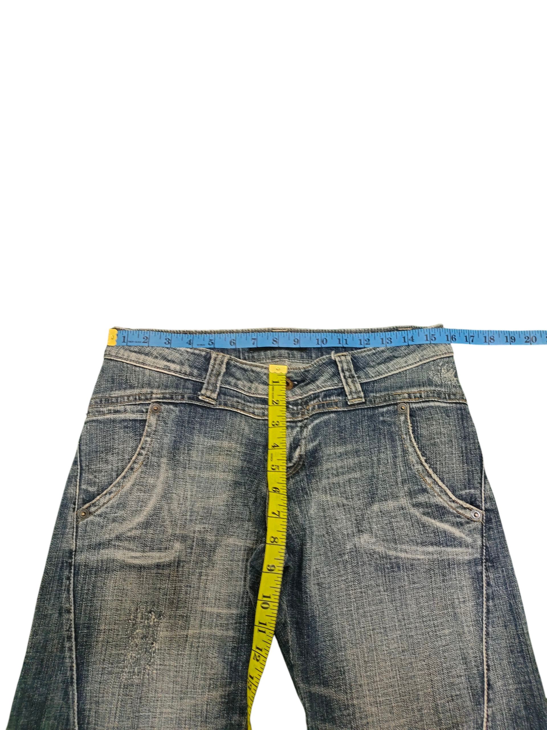Hysteric Glamour Flare Jeans Camel Road Clawmark Distress Faded Bootcut Y2k Size US 32 / EU 48 - 15 Thumbnail