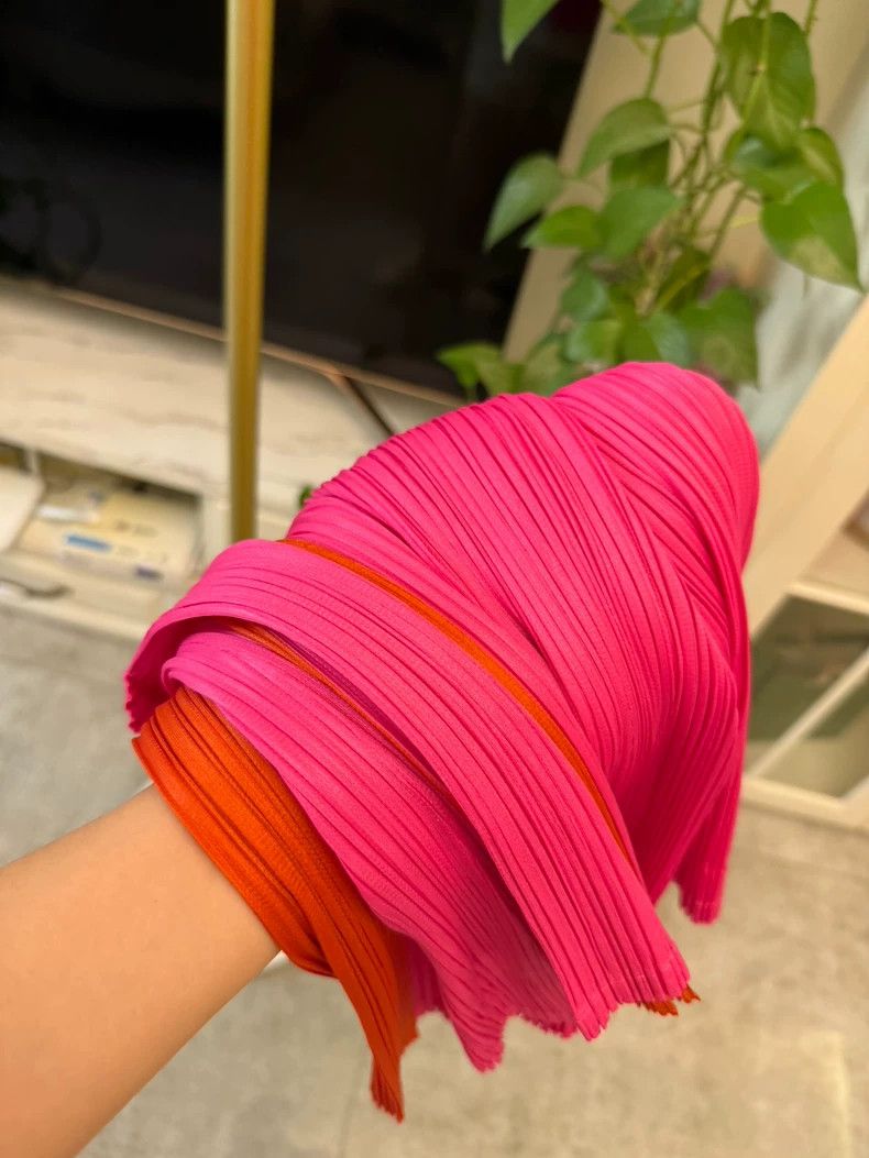 Issey Miyake Issey Miyake size:3 Pink pleated top Size XS / US 0-2 / IT 36-38 - 6 Thumbnail