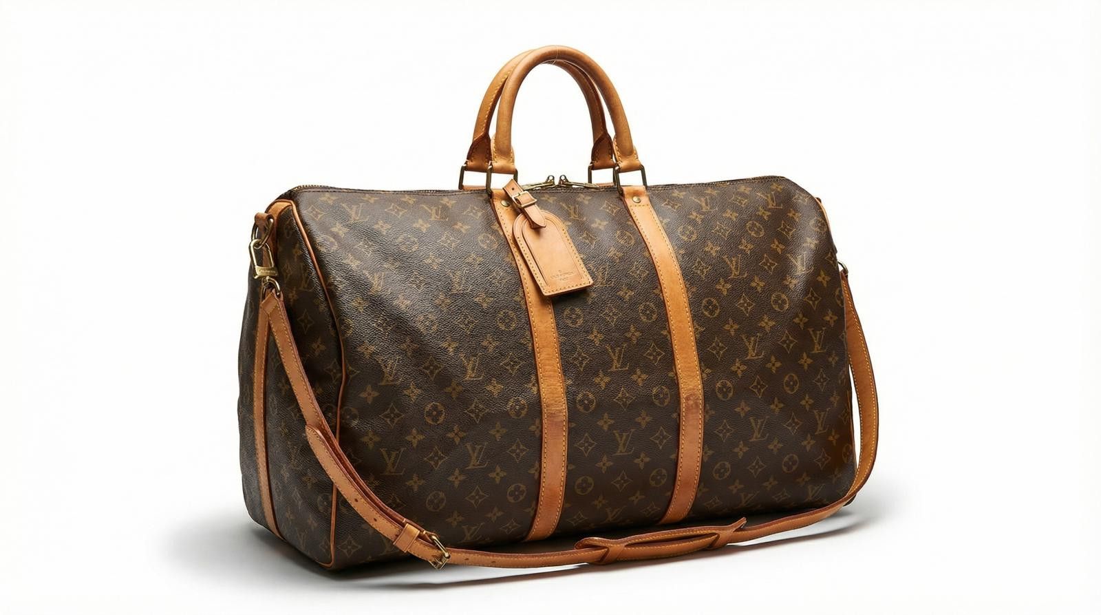 Louis Vuitton Louis Vuitton - Monogram Canvas Keepall 60 Duffle Bag Size ONE SIZE - 1 Thumbnail