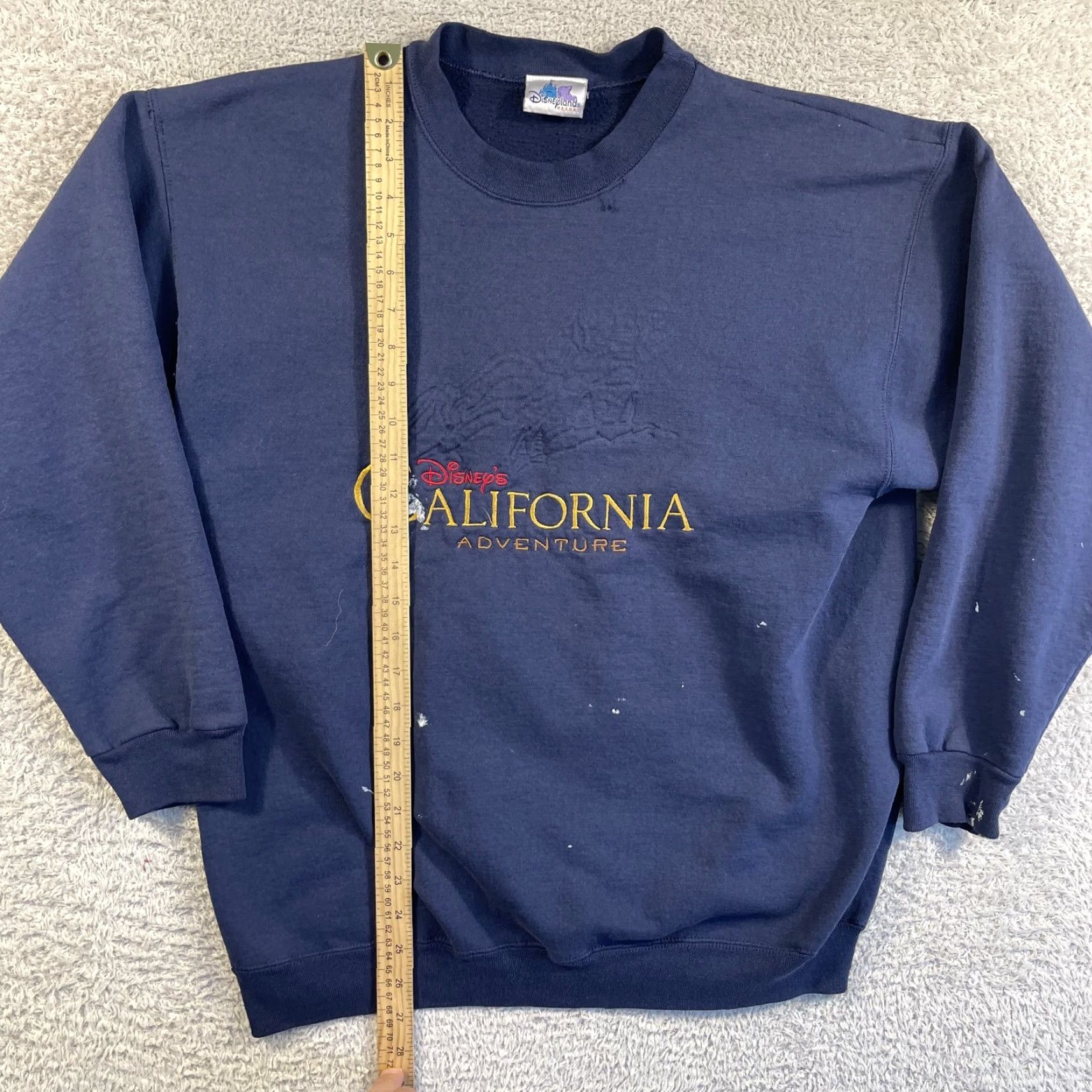 Disney VINTAGE Disney California Adventure Crewneck Sweatshirt Adult Large Blue USA Y2K Size US L / EU 52-54 / 3 - 6 Thumbnail