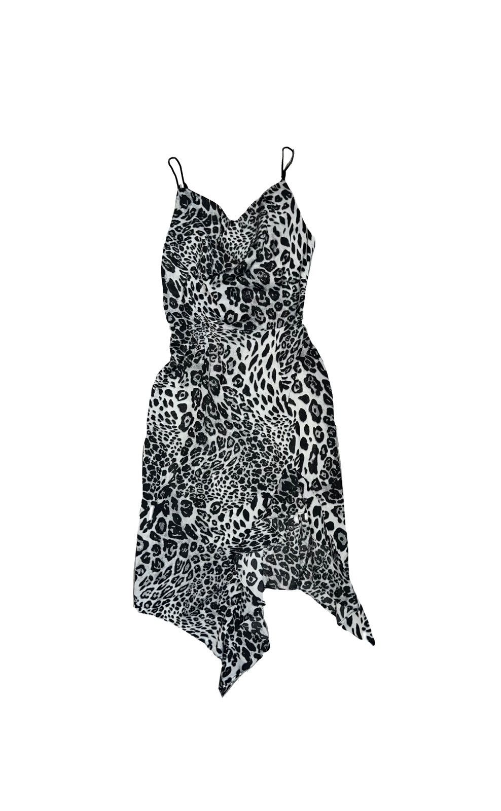 Vintage Vintage Leopard asymmetric mini dress 🐆🧝🏻‍♀️ Size S / US 4 / IT 40 - 5 Thumbnail