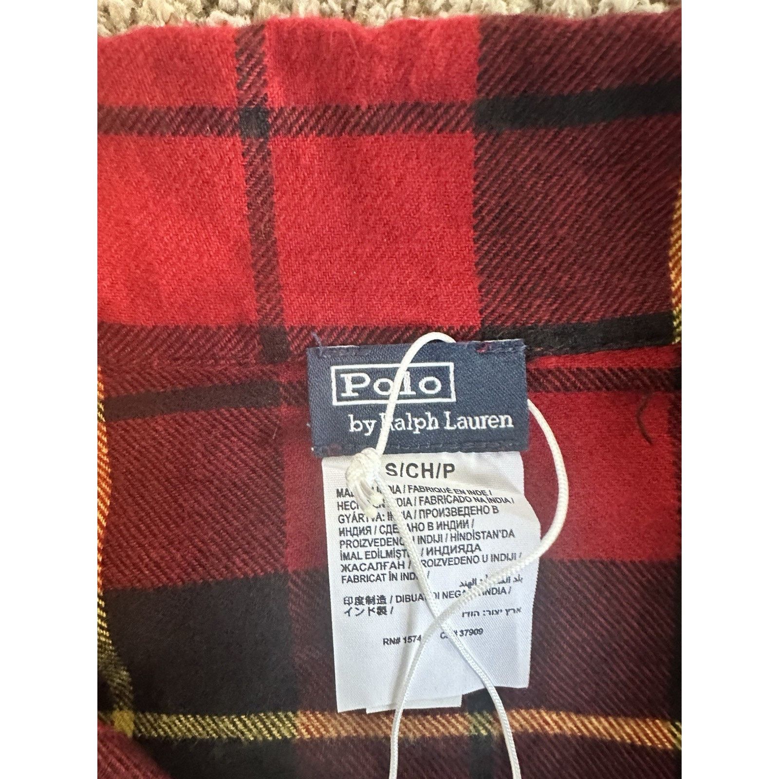 Lauren Ralph Lauren NWT NEW Lauren Ralph Lauren Flannel Plaid Pajama S Size ONE SIZE - 4 Thumbnail