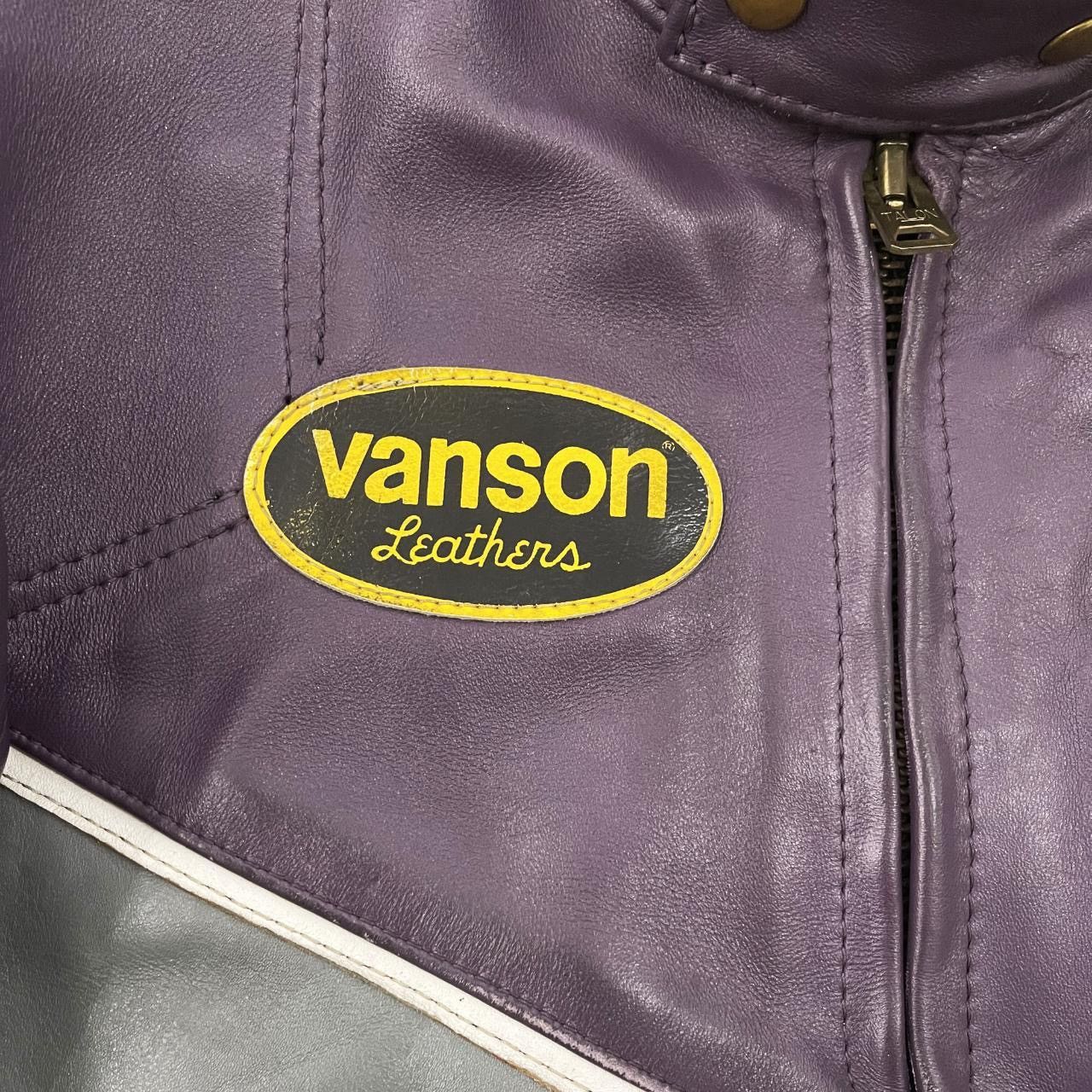 Vanson Leathers Vanson Leathers Leather Motorcycle Racing Jacket Size US S / EU 44-46 / 1 - 3 Thumbnail