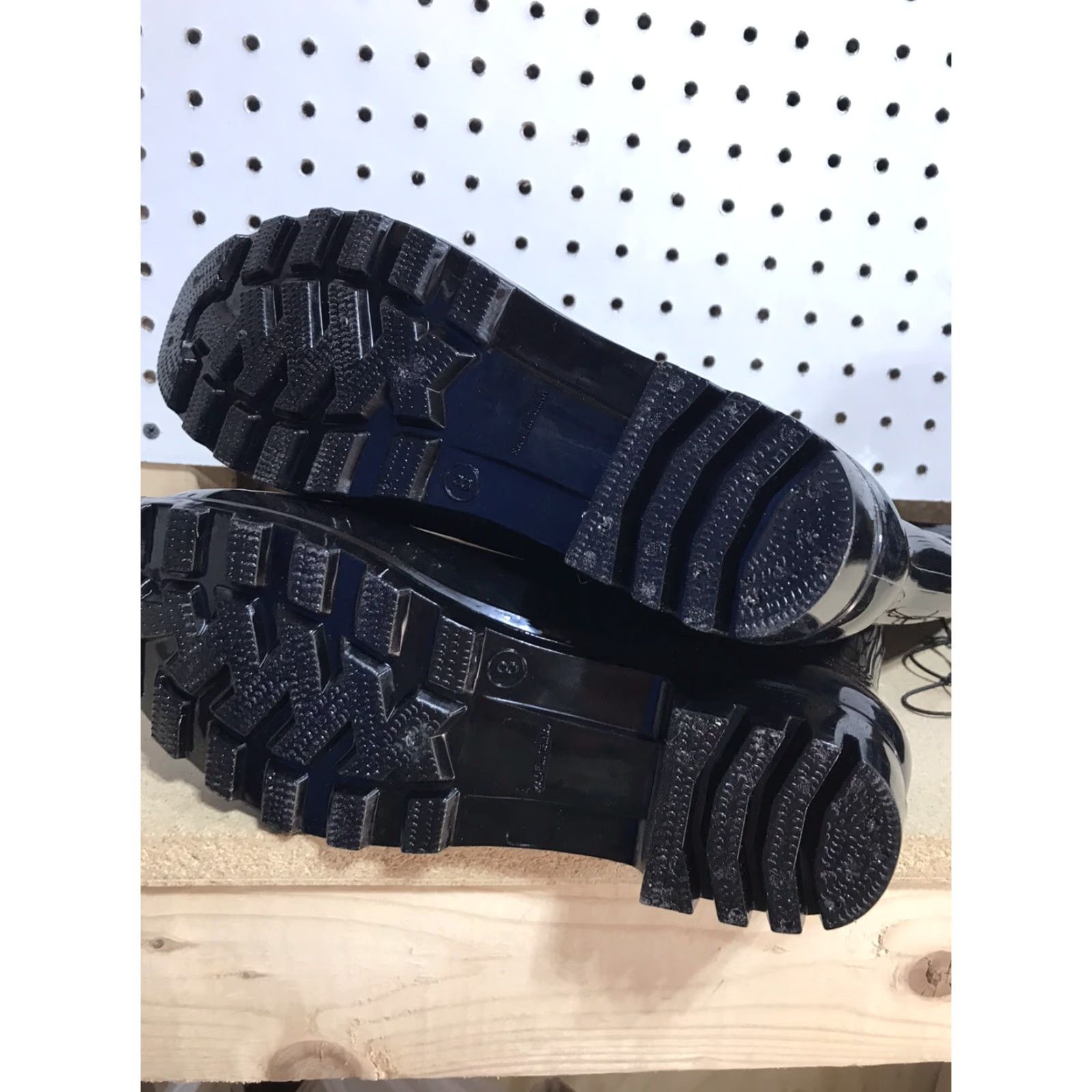 Vintage Time And Tru Rubber Boots Women's Size 8 Black Mid-Calf Pull-On Water Resistant New Size US 8 / IT 38 - 5 Thumbnail