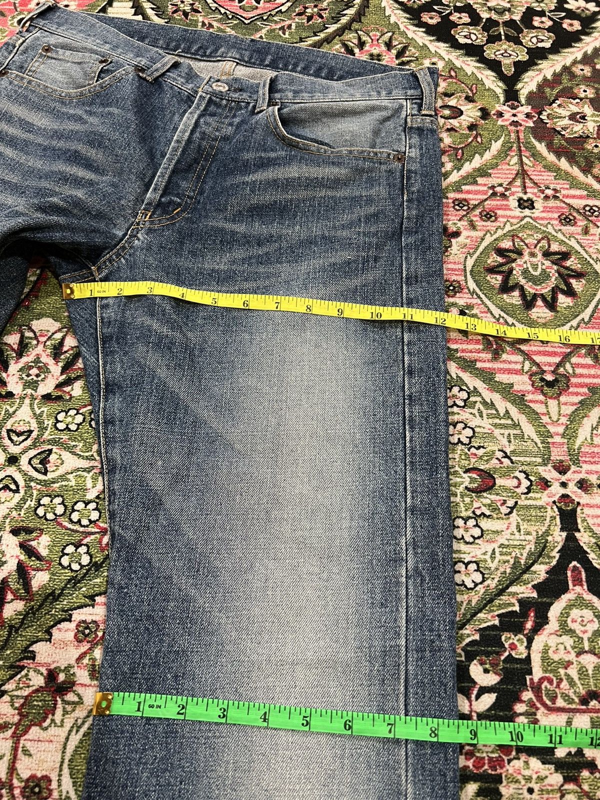 Japanese Brand × Takeo Kikuchi VTG TAKEO KIKUCHI DISTRESSED JEANS VERY RARE Size US 32 / EU 48 - 14 Thumbnail