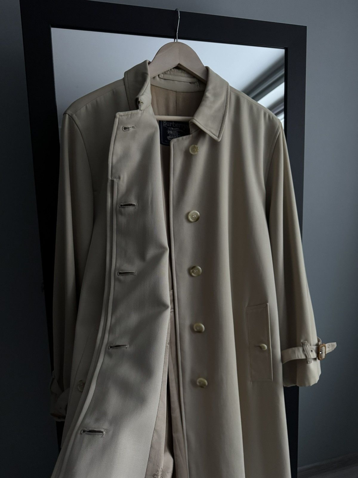 Burberry Vintage Burberrys Specialy All Wool Burella Trench Coat Size XL / US 12-14 / IT 48-50 - 11 Thumbnail