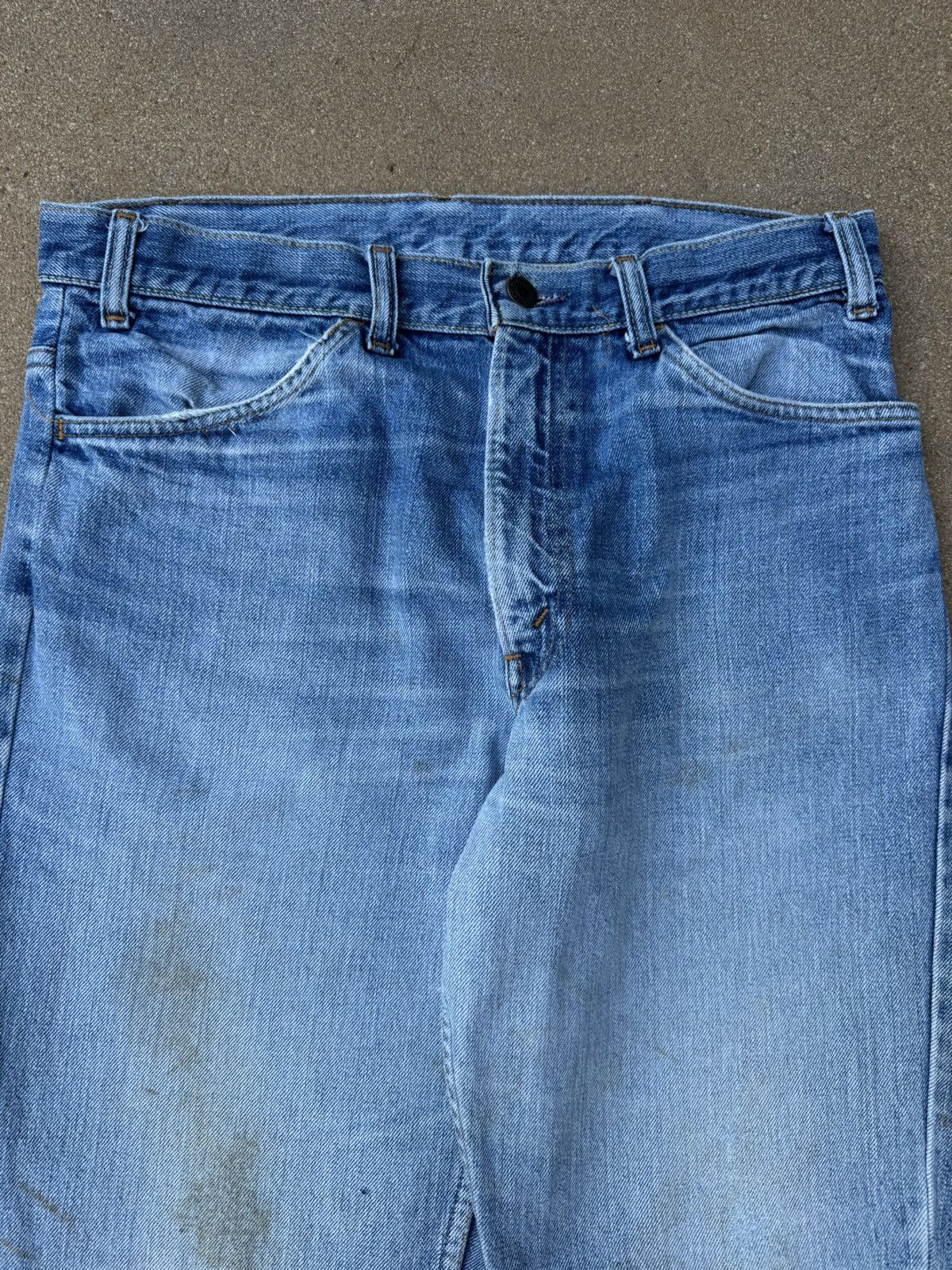 Levi's × Vintage Vtg 70’s Levi’s 646 Orange Tab Bellbottom Flare Jeans 33x30 Size US 33 - 4 Thumbnail