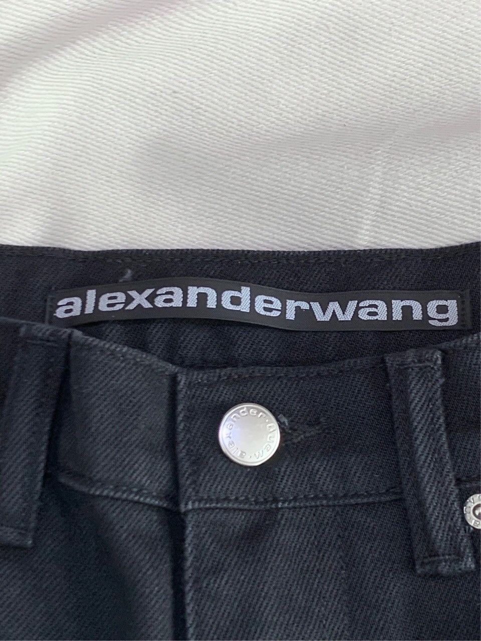 Alexander Wang Alexander Wang Jeans Black Denim Pants (Size 26) Size 26" / US 2 / IT 38 - 2 Thumbnail