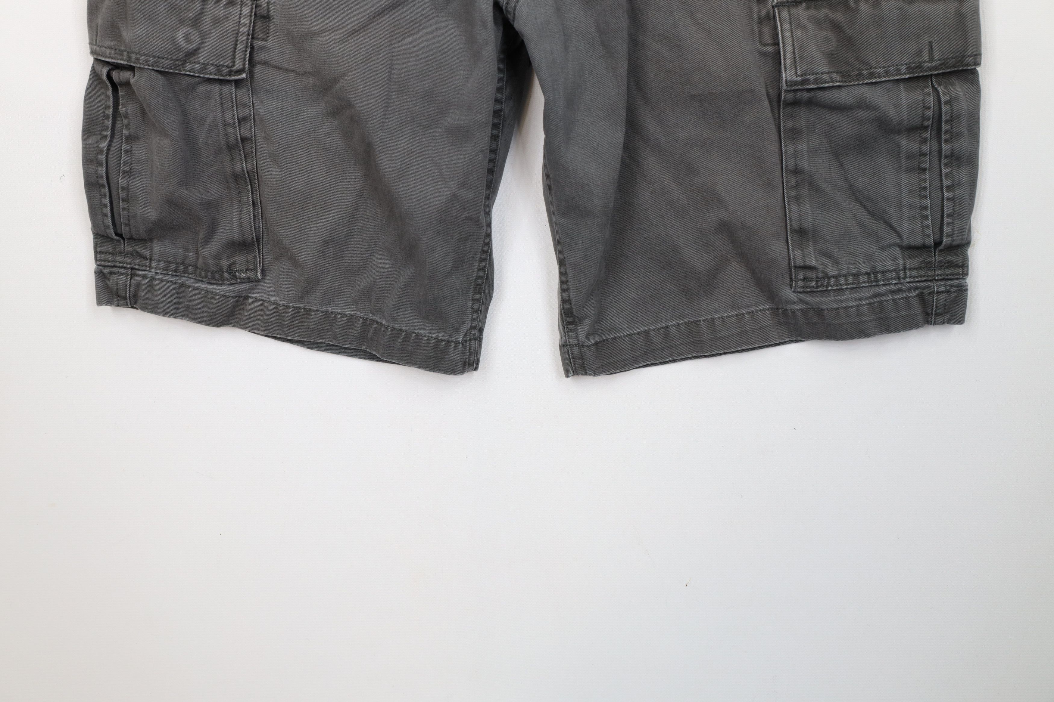 Eddie Bauer × Vintage Vintage Eddie Bauer Heavyweight Pigment Dye Cargo Shorts Size US 40 / EU 56 - 4 Thumbnail