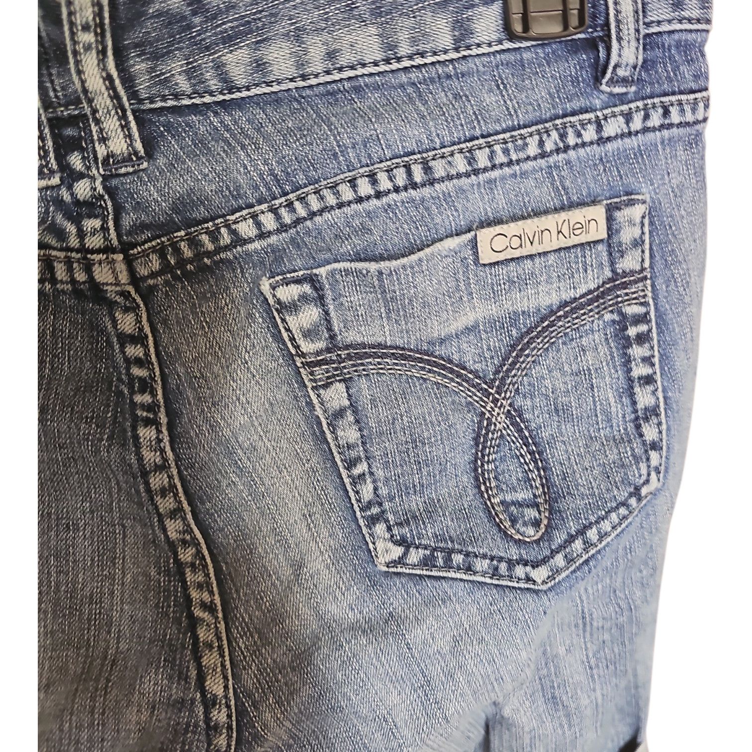 Calvin Klein Calvin Klein Jeans Women's Denim Shorts Size 29/8P Size 29" - 4 Thumbnail