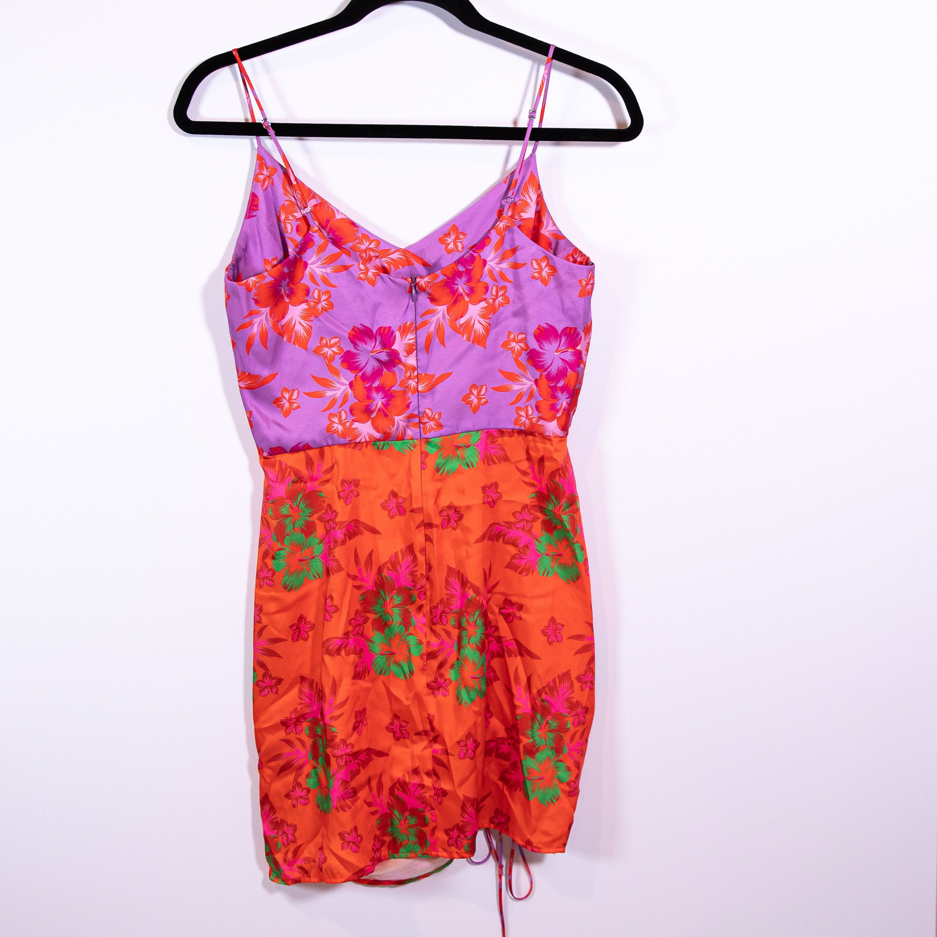 Other Delfi Lala Satin Multi Color Floral Flower Print Size XS / US 0-2 / IT 36-38 - 4 Thumbnail