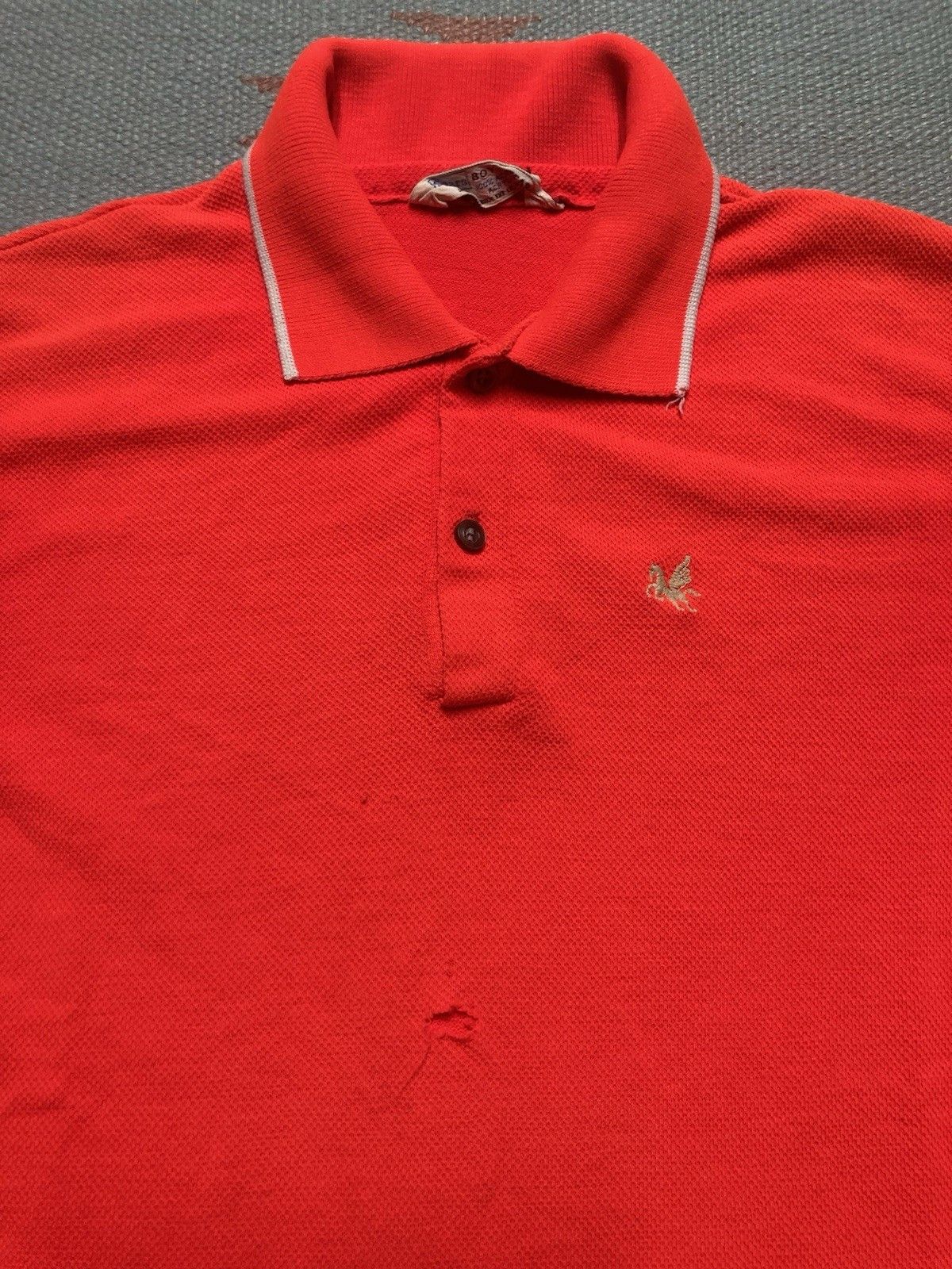 Vintage 60s short sleeve polo shirt jacquard knit women’s baby tee Size S / US 4 / IT 40 - 4 Thumbnail