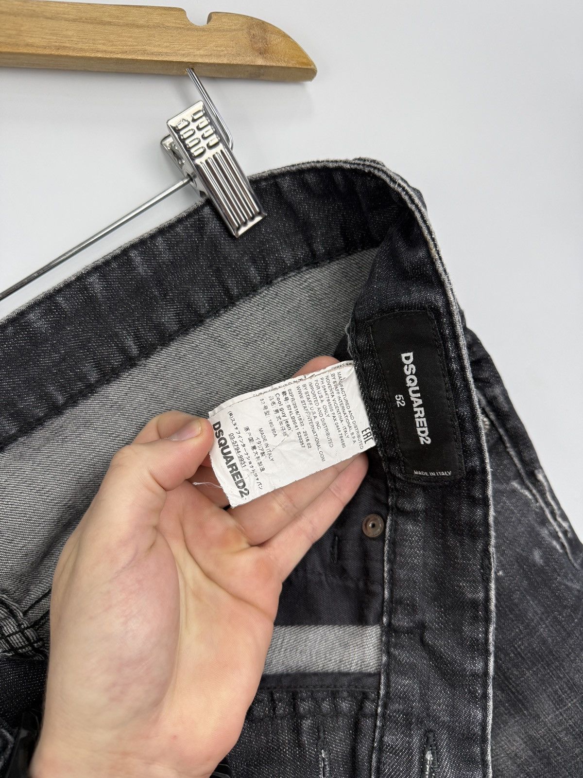 Dsquared2 🇮🇹 Y2K Dsquared2 Punk Jeans Made in Italy Opium Chief Keef Size US 36 / EU 52 - 9 Thumbnail