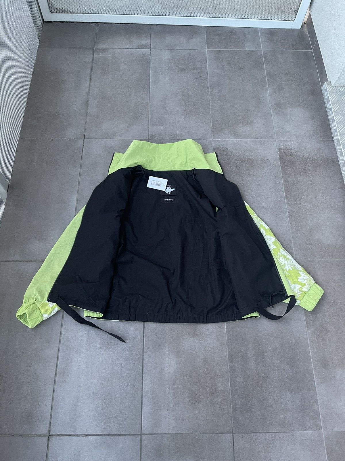 Japanese Brand !DS! AW22 Zsigmond Kassa Acid Green Jacket Coat Size US M / EU 48-50 / 2 - 20 Thumbnail
