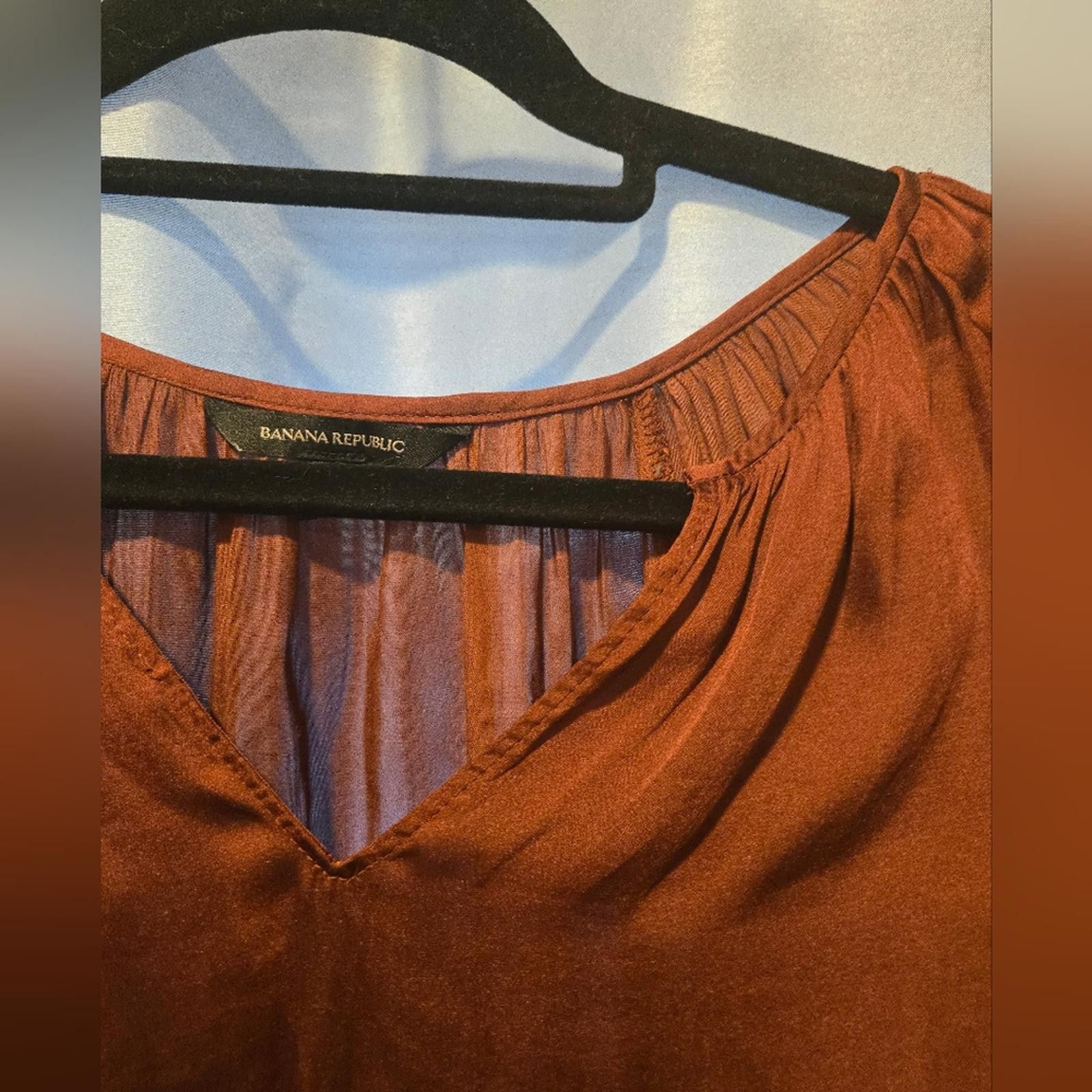 Banana Republic Banana Blouse Size L / US 10 / IT 46 - 4 Thumbnail