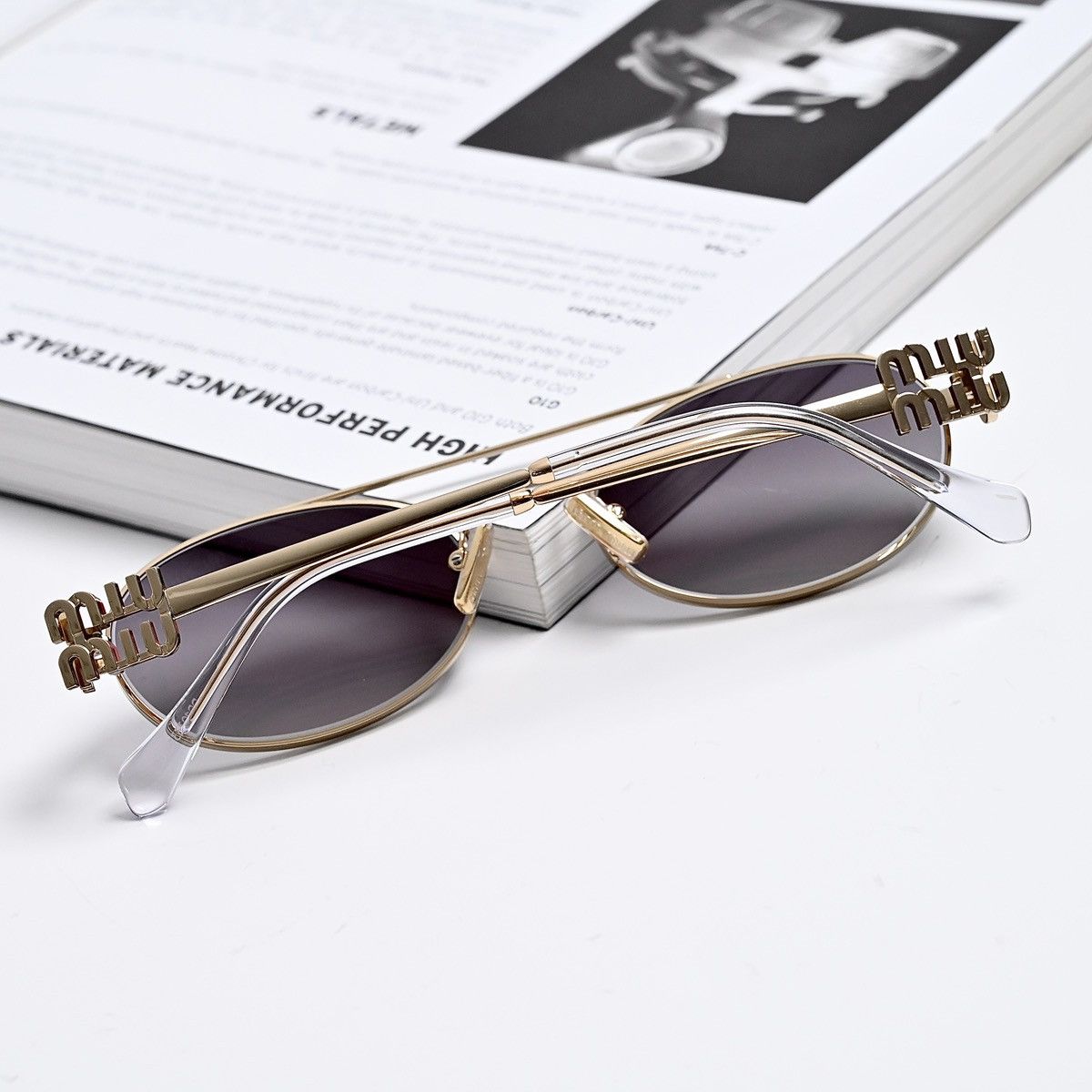 Miu Miu MIU MIU 0MU 54ZS SUNGLASSES Size ONE SIZE - 10 Thumbnail