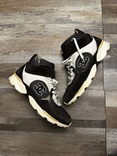 Chanel mens high top on sale sneakers