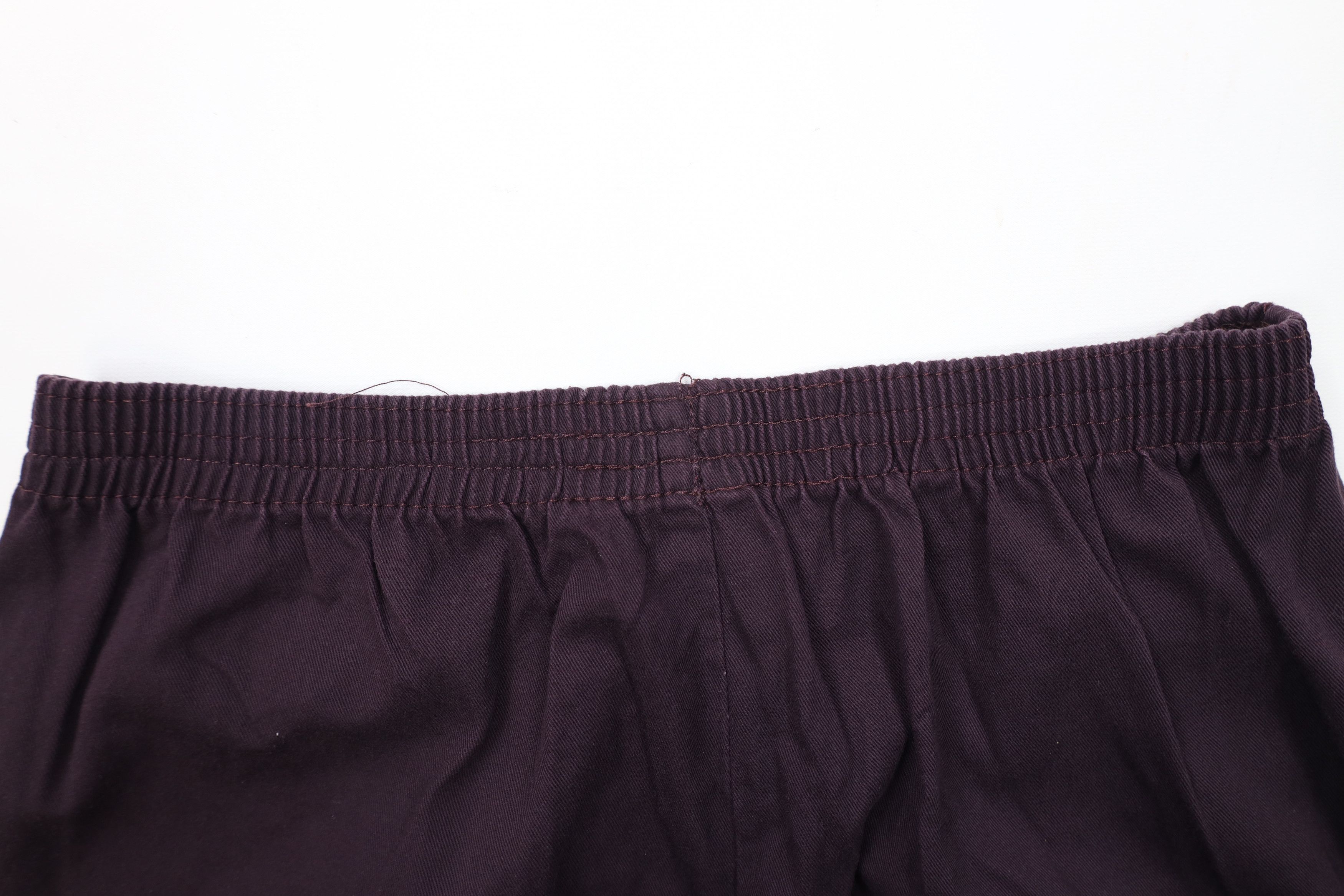 Vintage Vintage 90s Streetwear Tapered Leg Pants Eggplant Purple Size 40" / US 18 - 7 Thumbnail