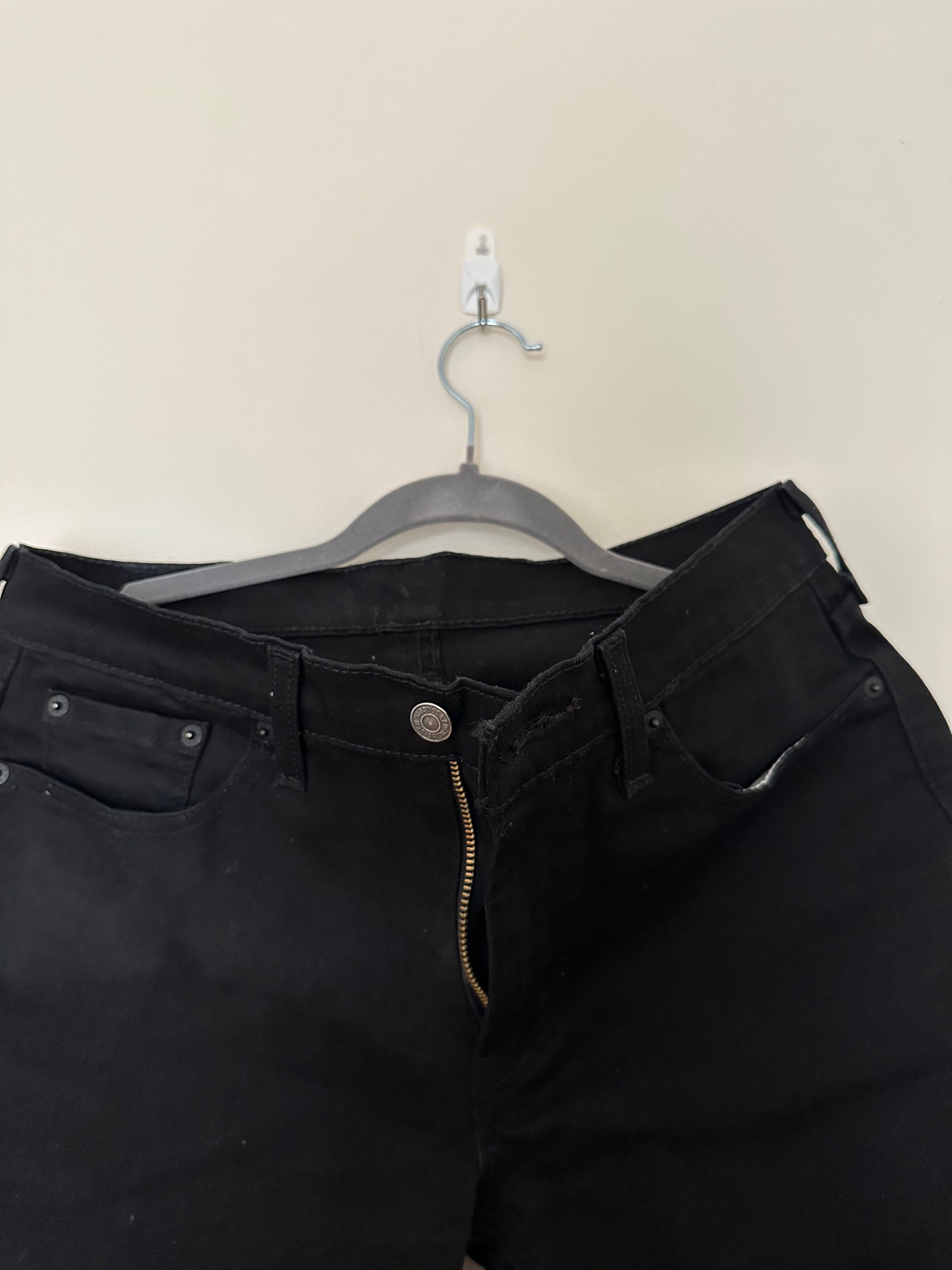 Levi's Levi's 514 Straight Fit Men's Jeans - 30x30 Black Size US 30 / EU 46 - 4 Thumbnail
