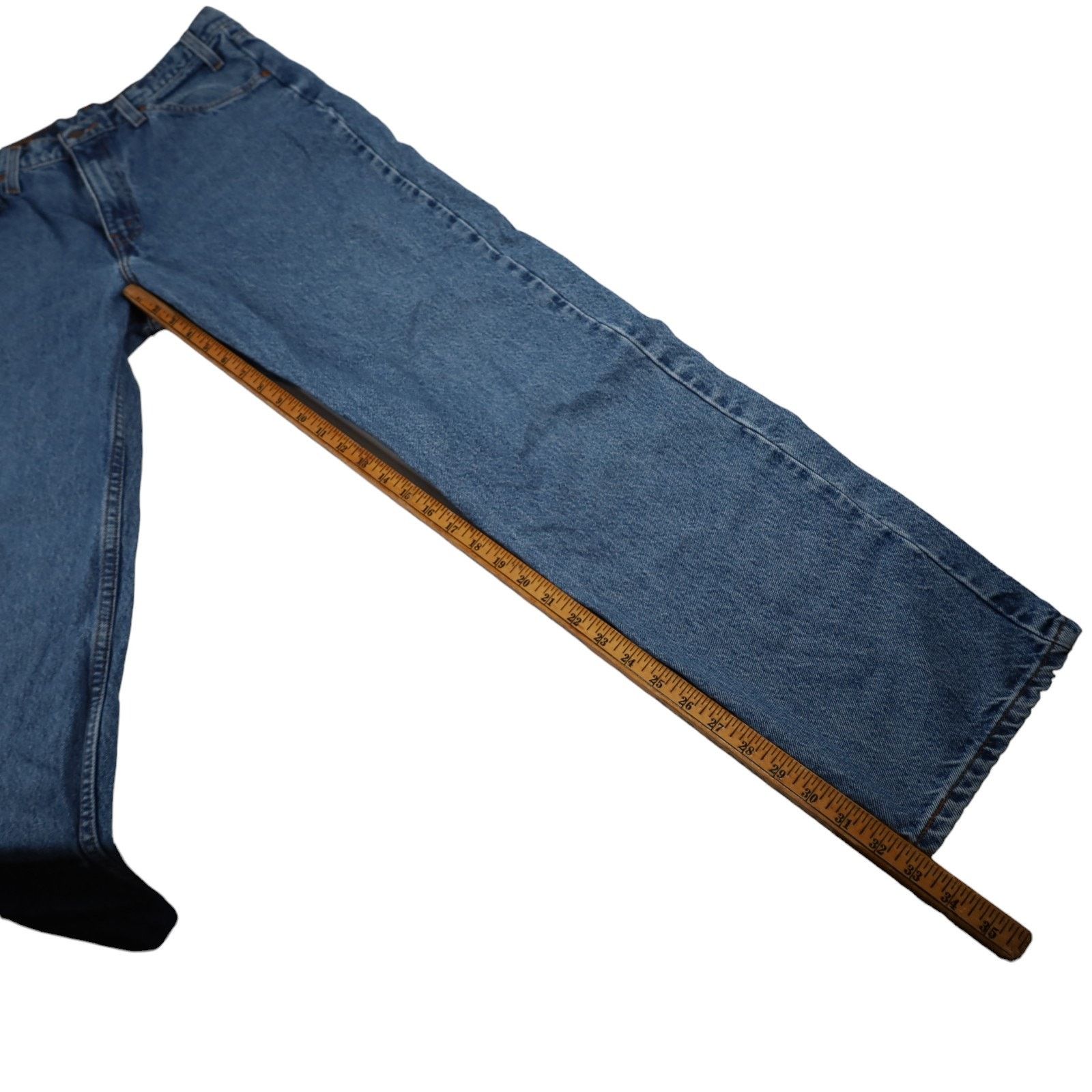 Levi's × Vintage Vintage Levis 550 Orange Tab Relaxed Denim Jeans Size US 34 / EU 50 - 8 Thumbnail
