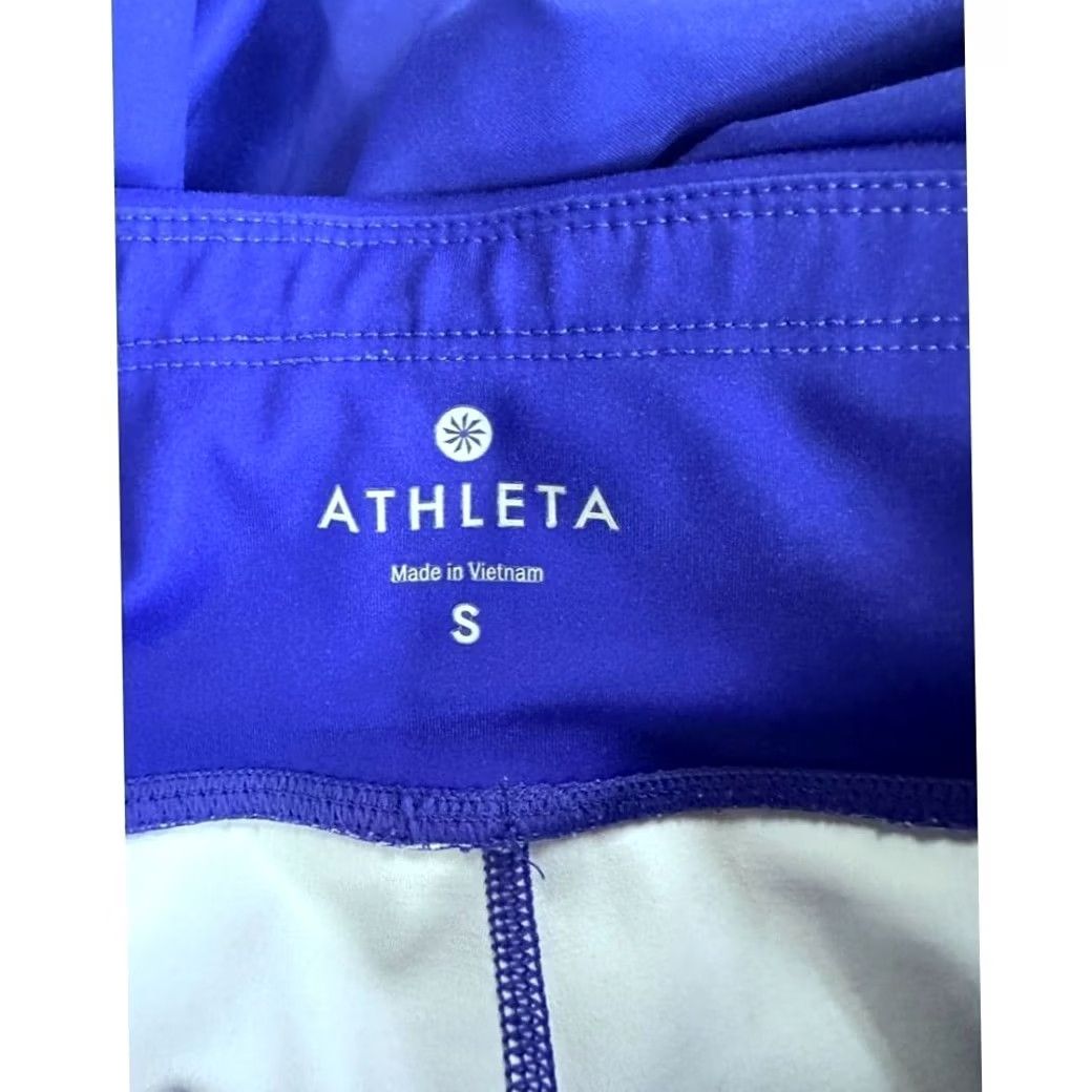 Athleta Athleta Leggings Womens Small Blue White Yoga Gym Running Athletic Workout Shirt? Size 28" / US 6 / IT 42 - 3 Thumbnail