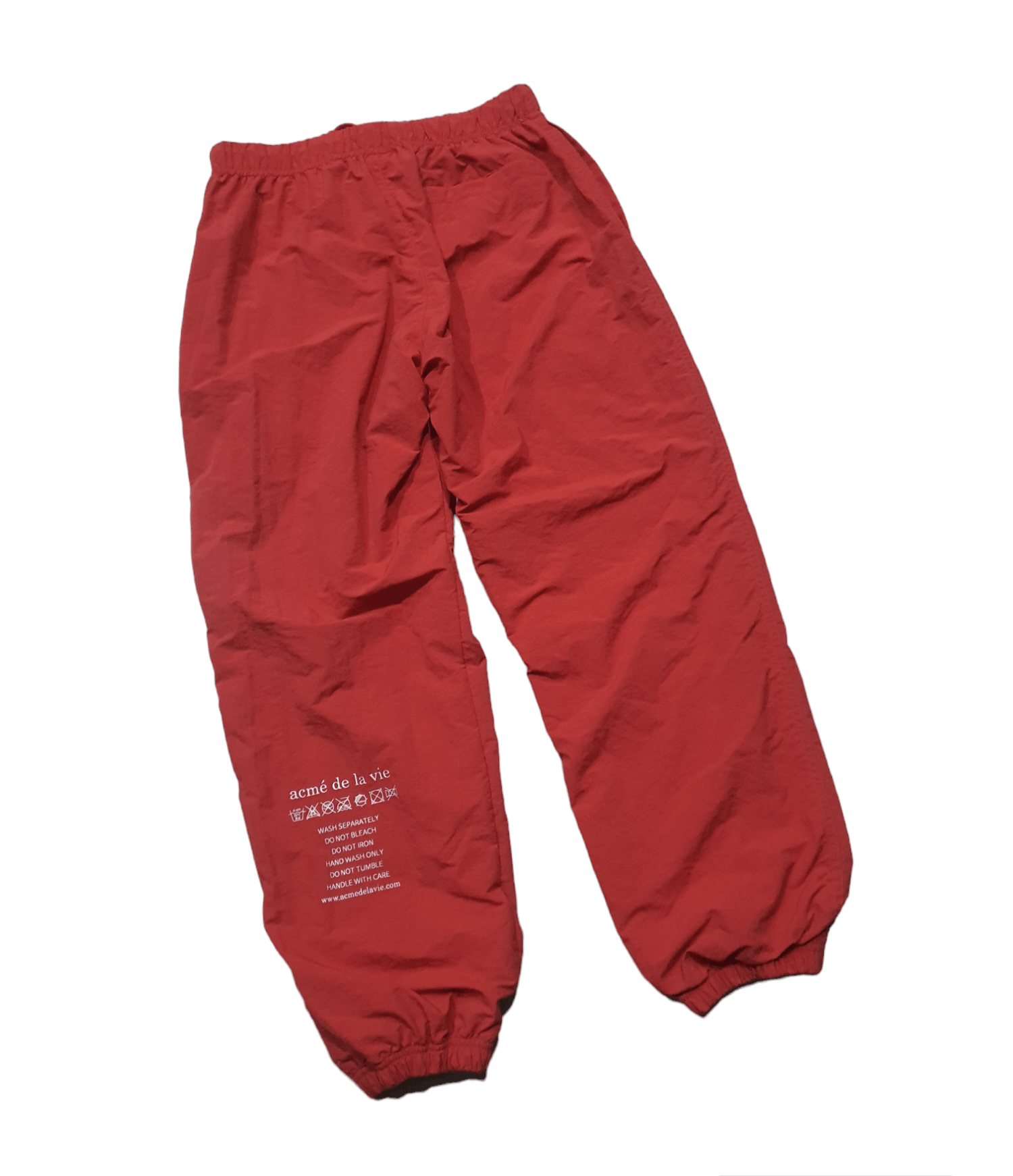 Acme Clothing ADLV Acme De La Vie Big Logo Nylon Track Pants Size US 26 / EU 42 - 2 Thumbnail