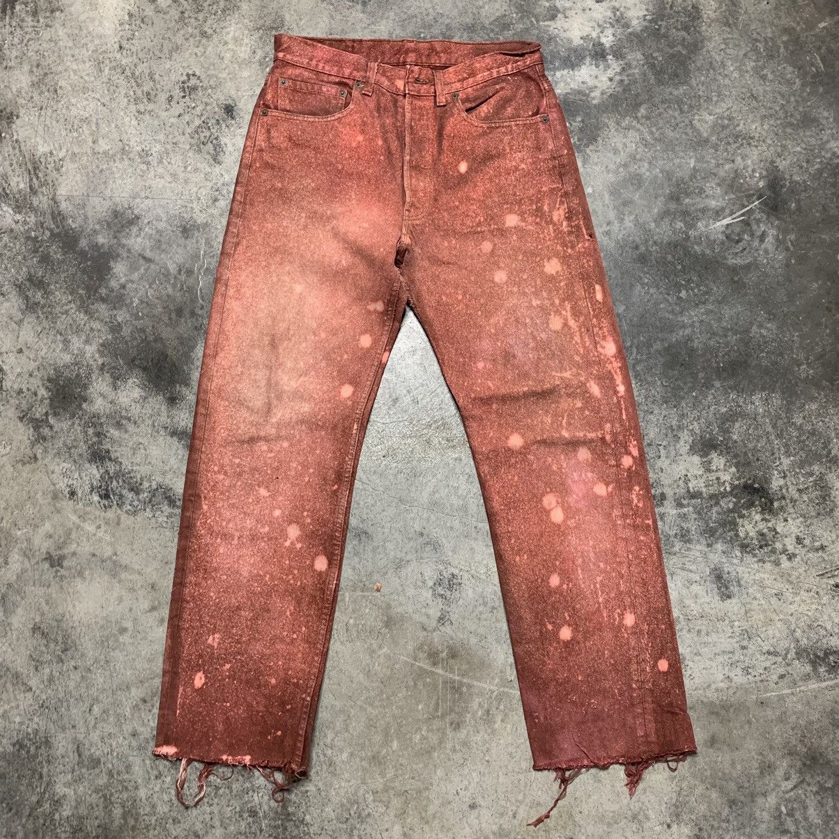 image of Vintage Levis 501 Made In Usa Acid Wash Jeans, Men's (Size 31)
