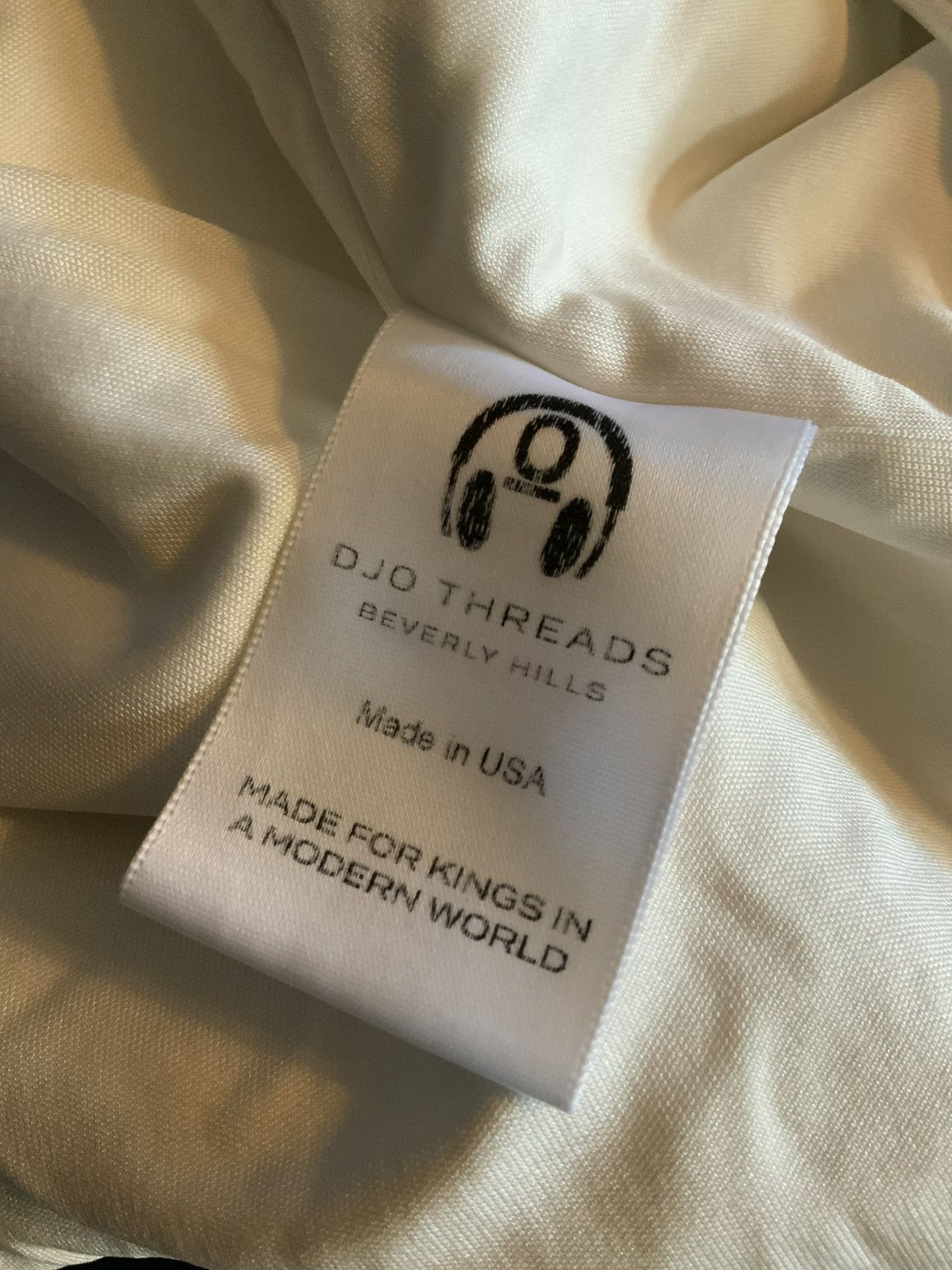 Designer DJO Threads Beverly Hills Silk Lined Double Layer T-Shirt Size US M / EU 48-50 / 2 - 7 Thumbnail