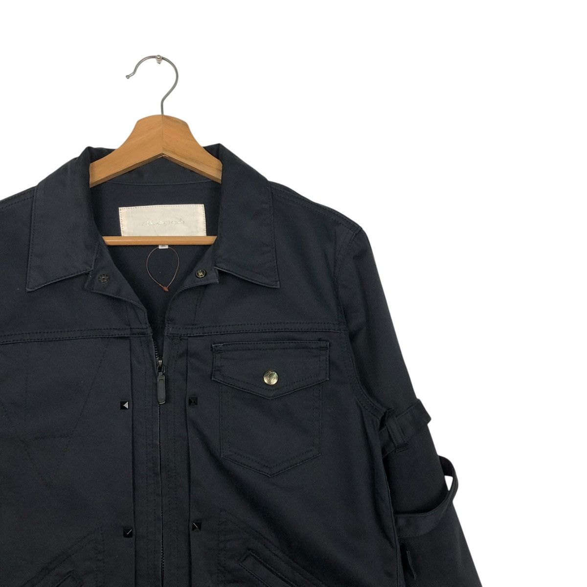Japanese Brand 🔥VINTAGE BIKER JACKET ADVANTAGE CYCLE BONDAGE PUNK DESIGN Size US M / EU 48-50 / 2 - 8 Thumbnail